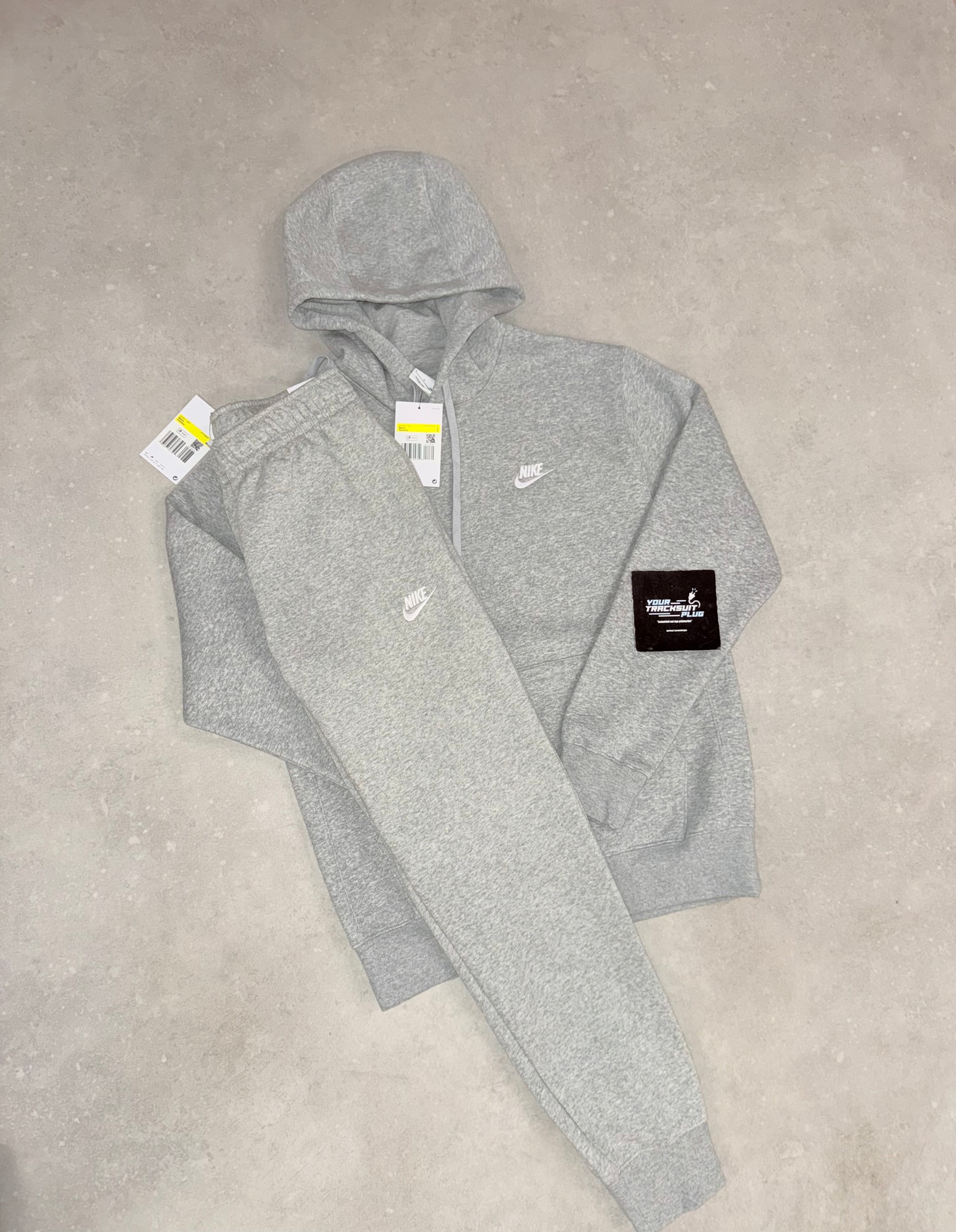 NIKE FLEECE TRACKSUIT GREY // HOODY EDITION