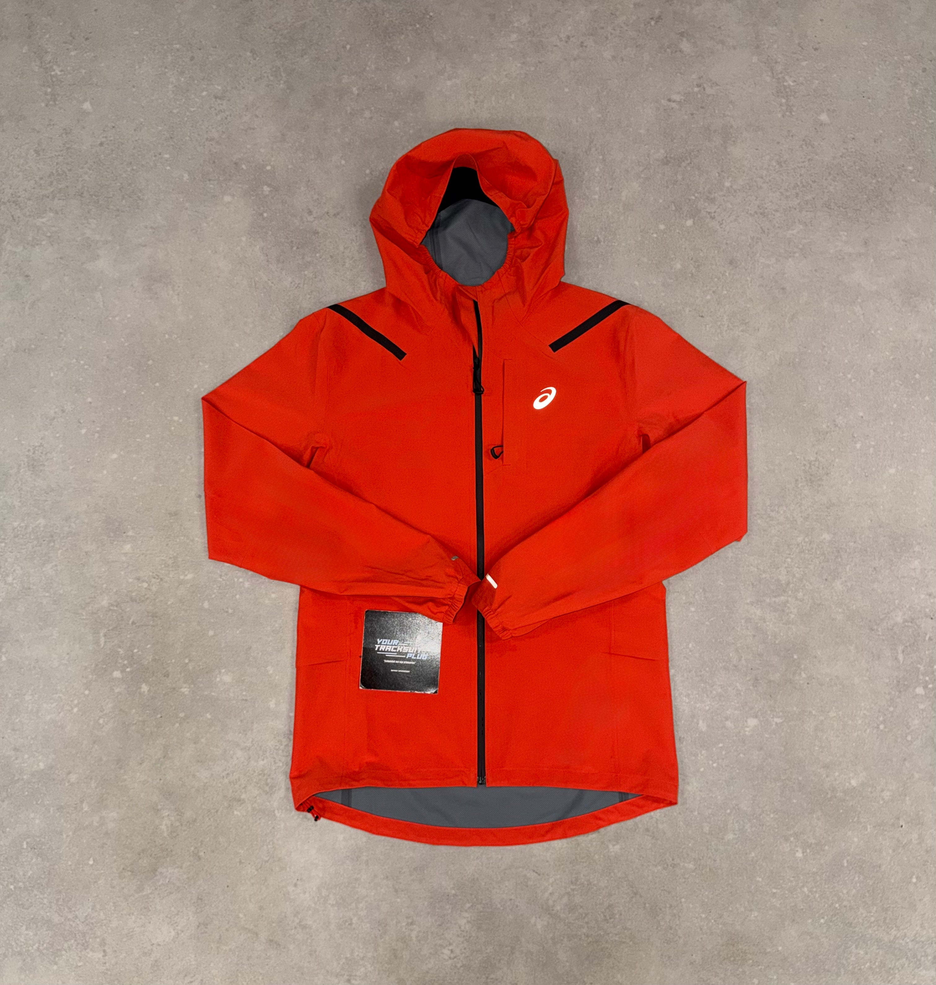 ASICS SOFT-SHELL TRACKSUIT ORANGE & GREY // VERY EXCLUSIVE