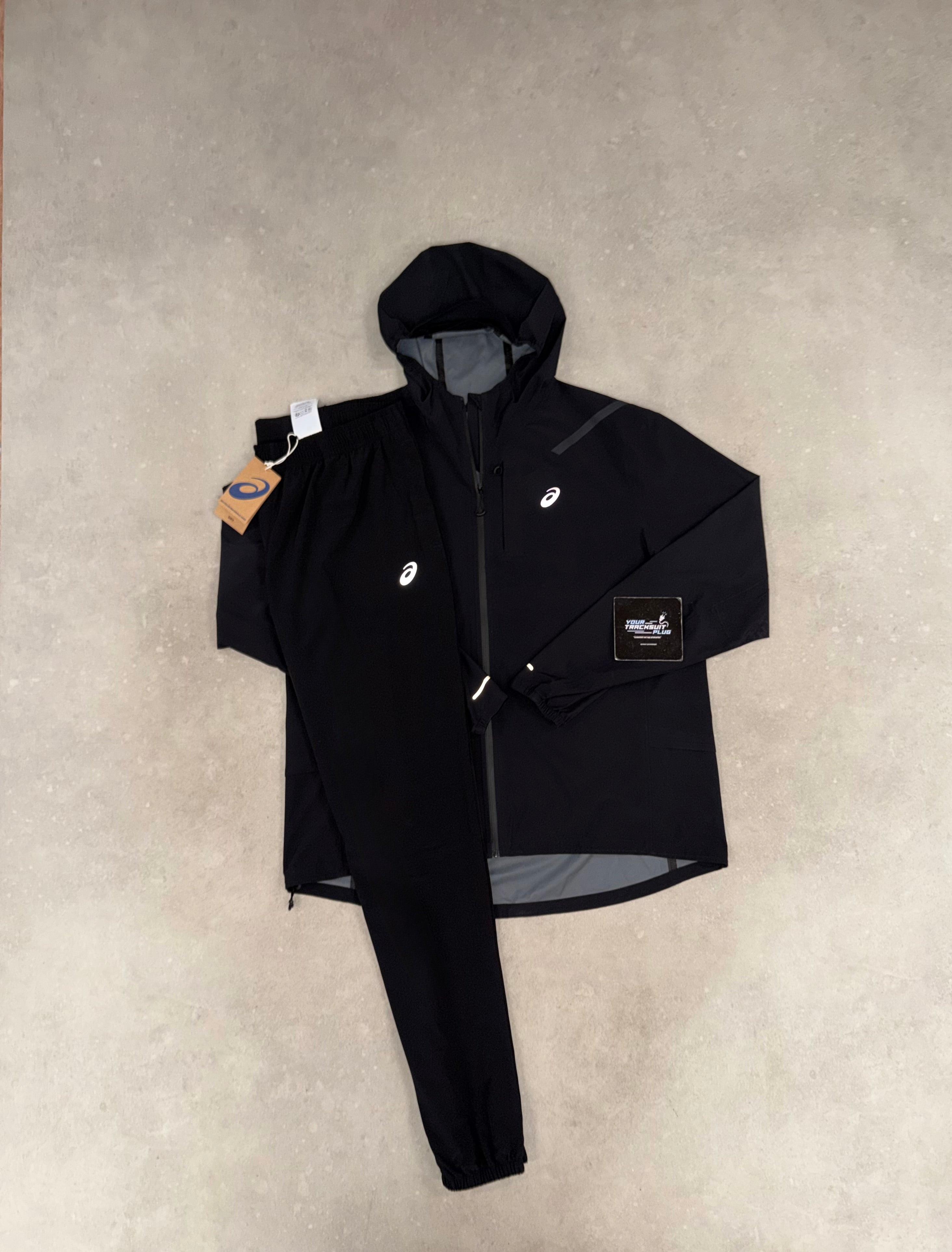 ASICS SOFT-SHELL TRACKSUIT BLACK // EXCLUSIVE EDITION