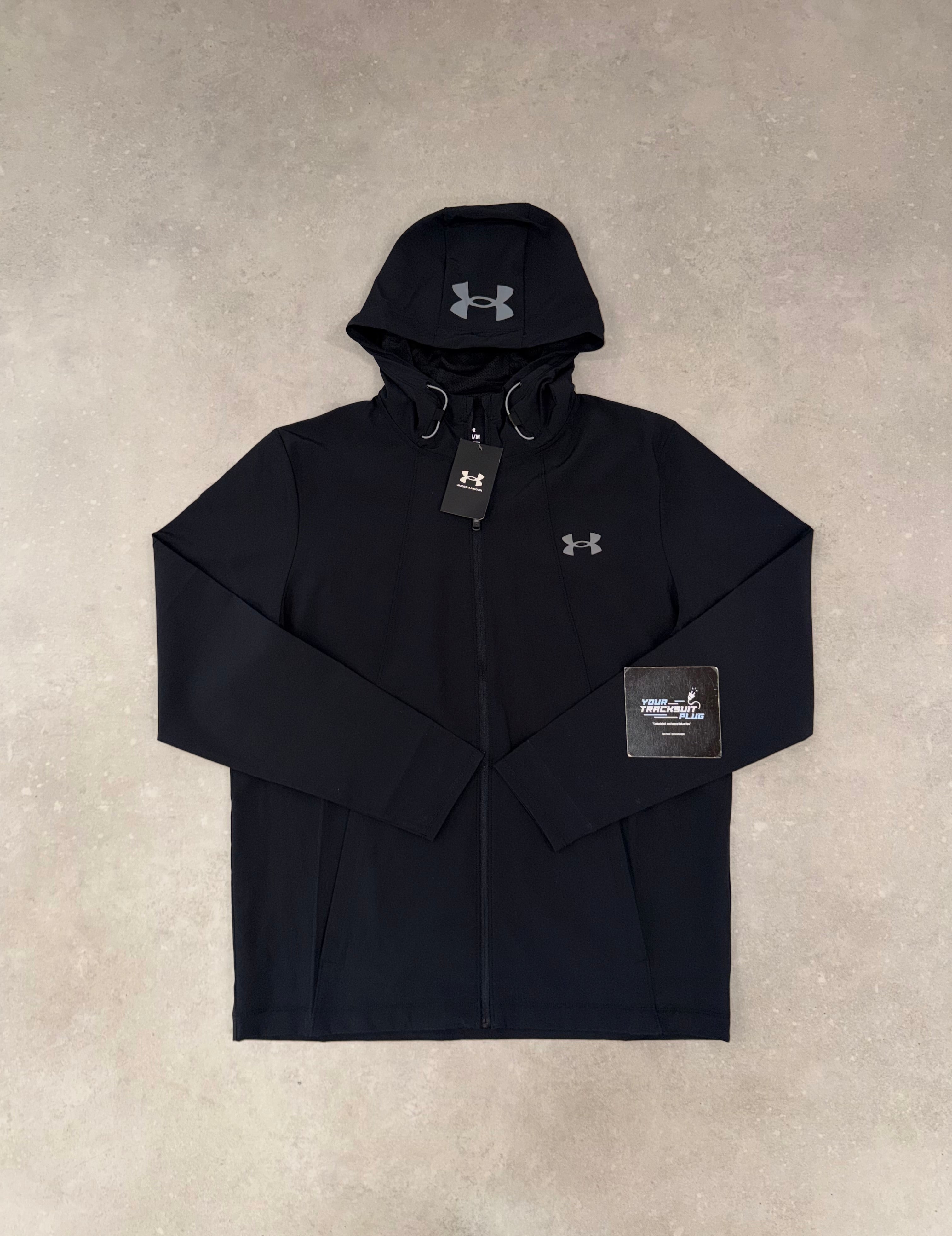 UNDER ARMOUR TRACKSUIT // BLACK & GREY THE LATEST