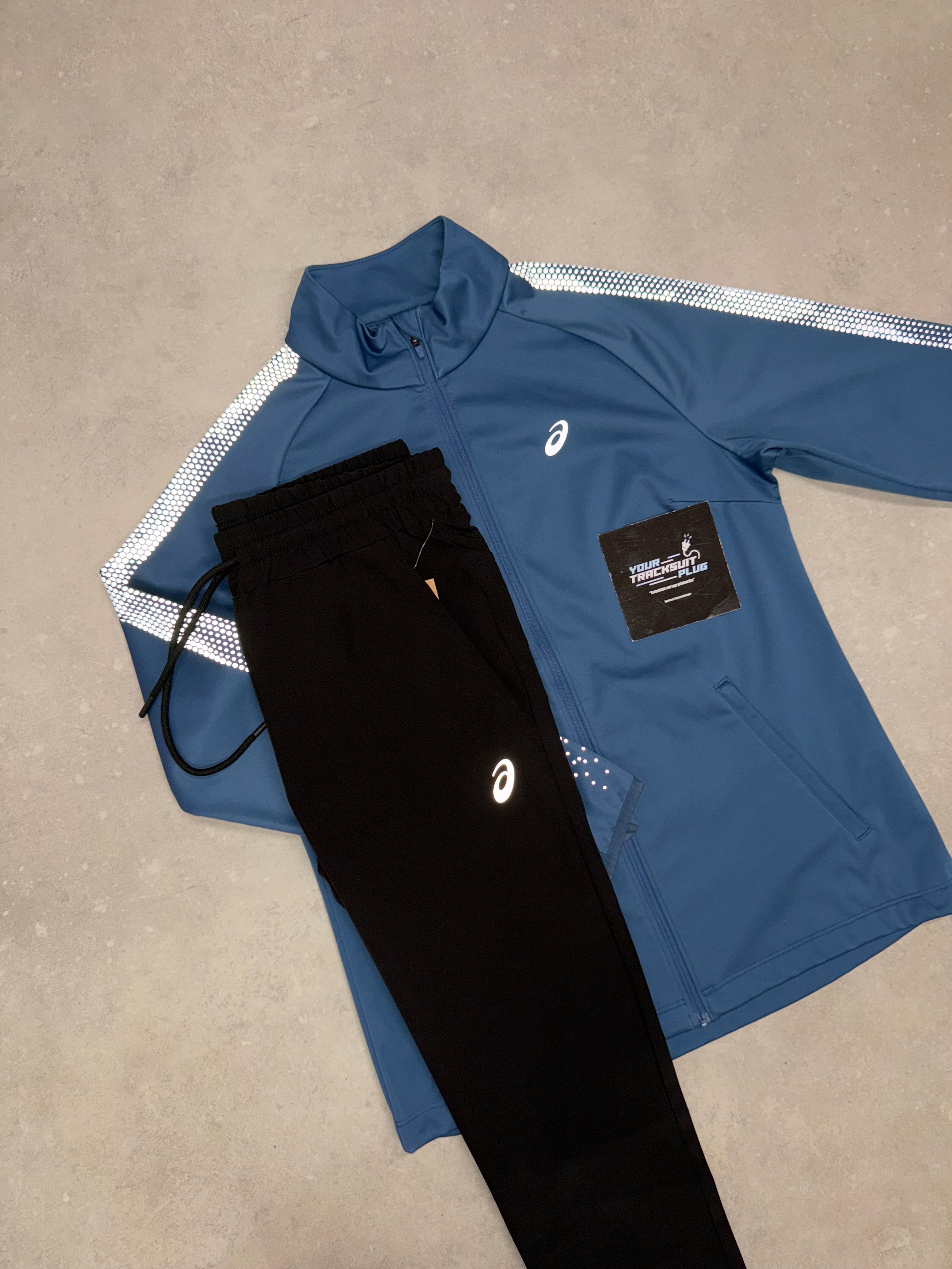 ASICS SOFT-SHELL BLUE TRACKSUIT // EXCLUSIVE EDITION