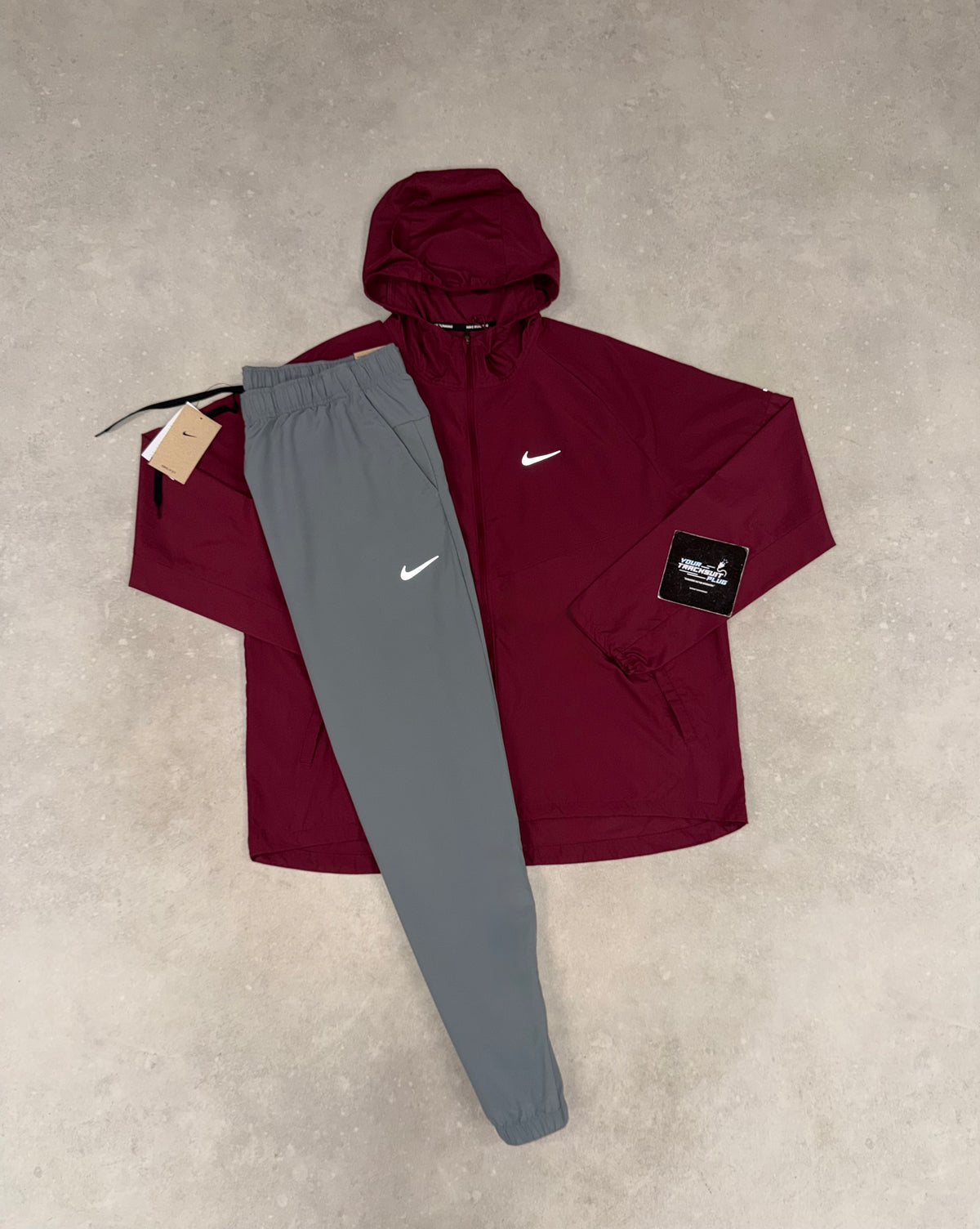 NIKE BORDEAUX & GREY TRACKSUIT // EXCLUSIVE EDITION