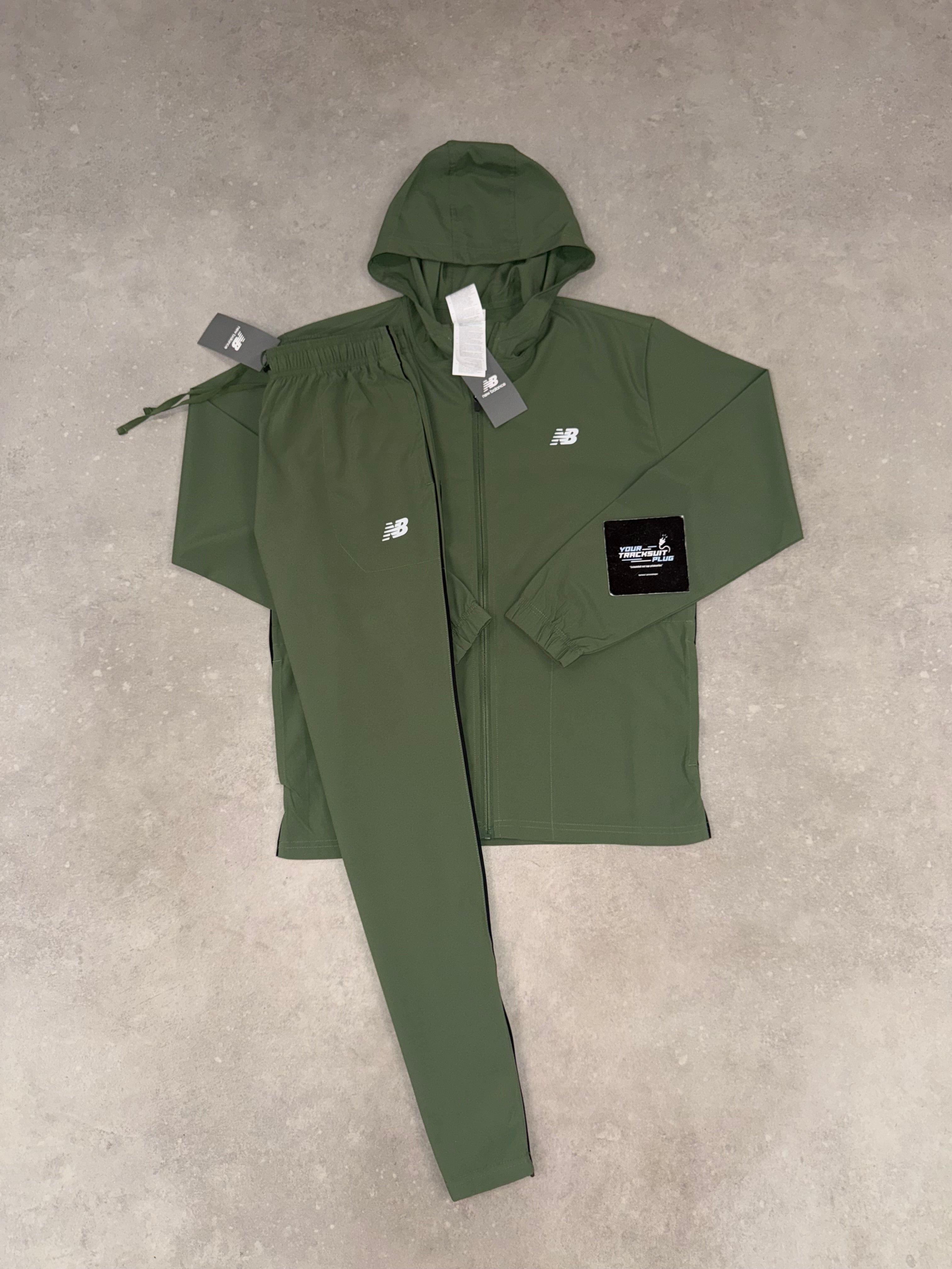 NEW BALANCE TRACKSUIT GREEN
