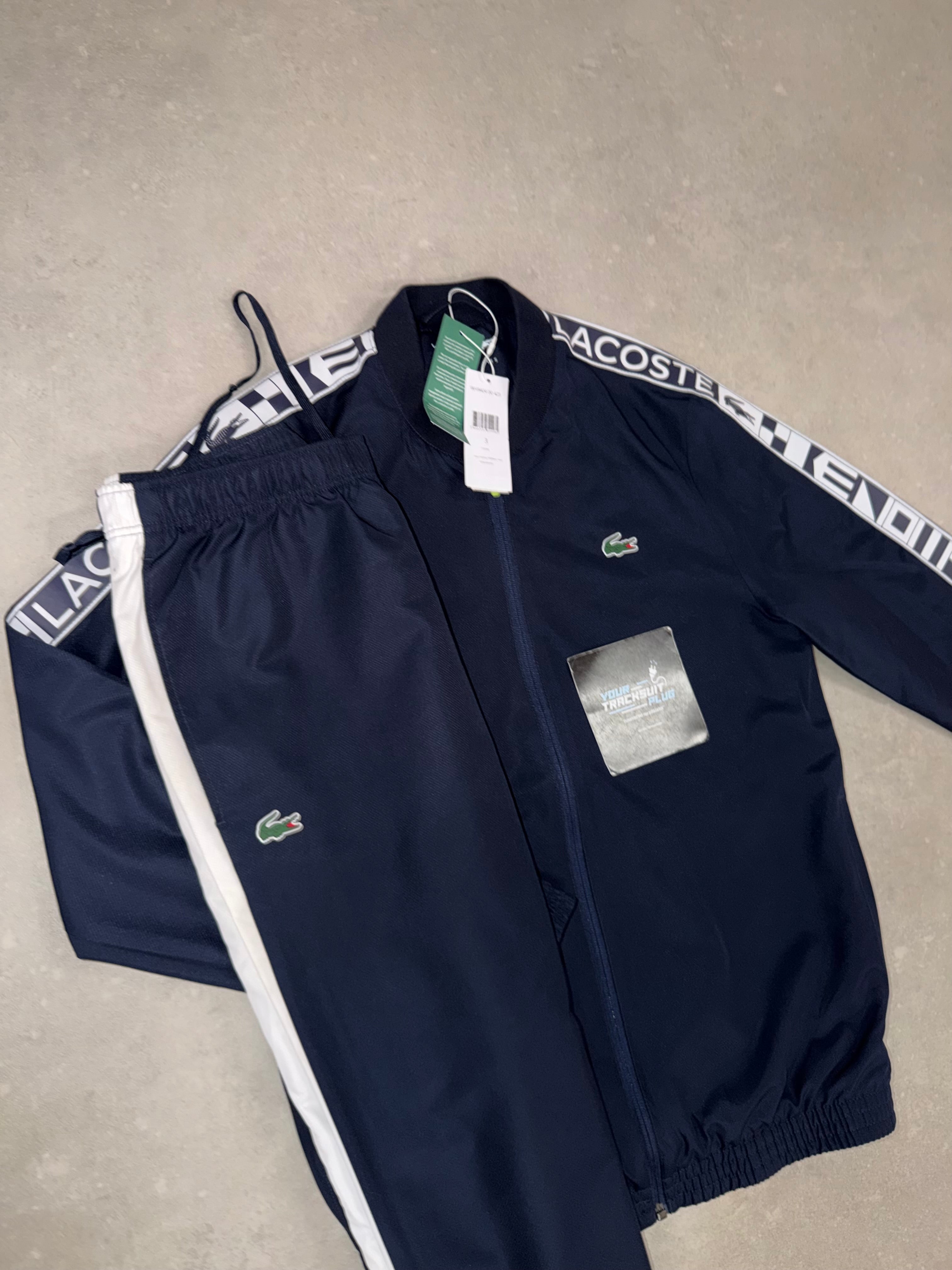 LACOSTE NAVY BLUE TRACKSUIT // LIMITED EDITION
