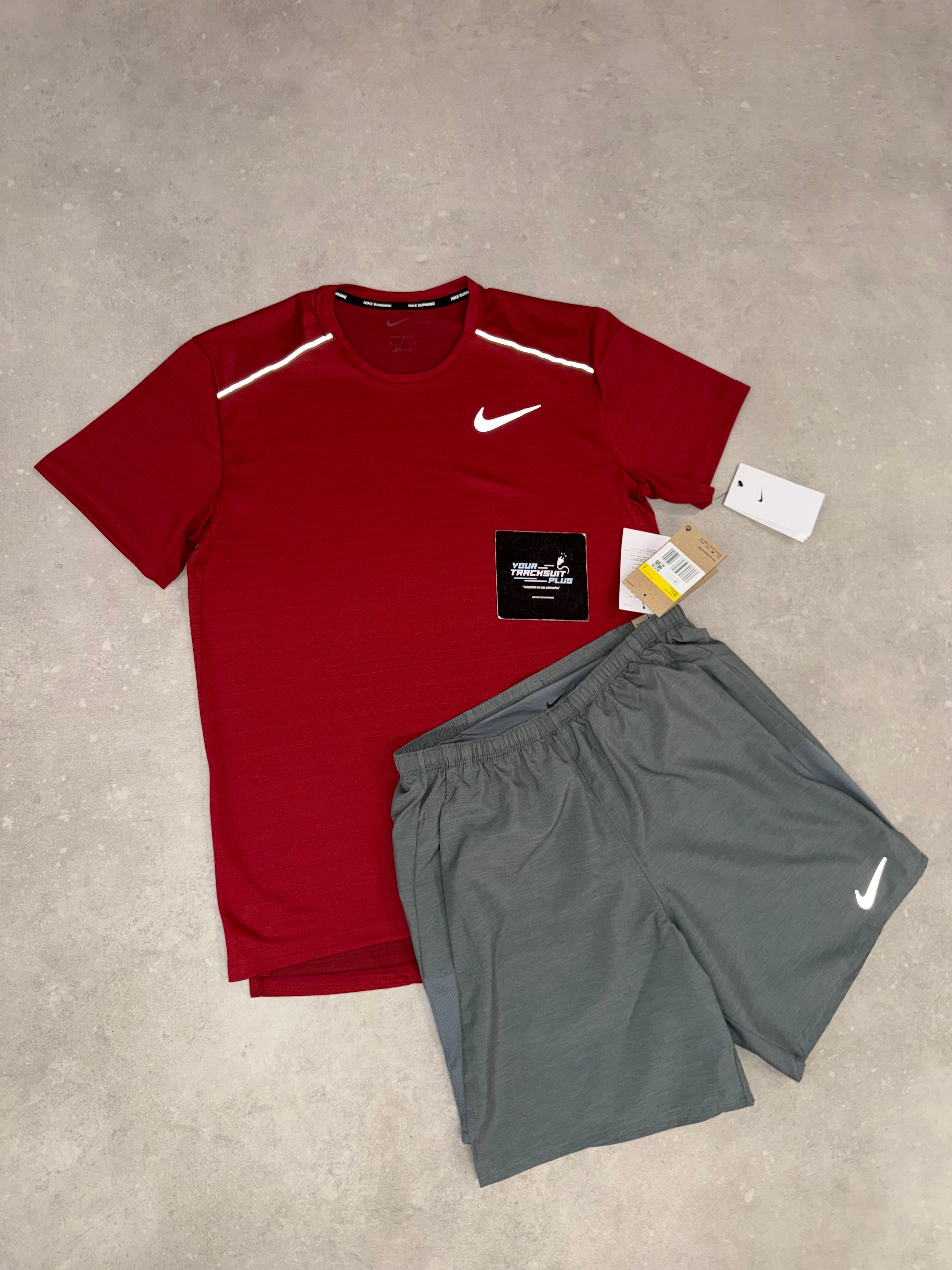 NIKE MILER RED & GREY // SUMMER SET