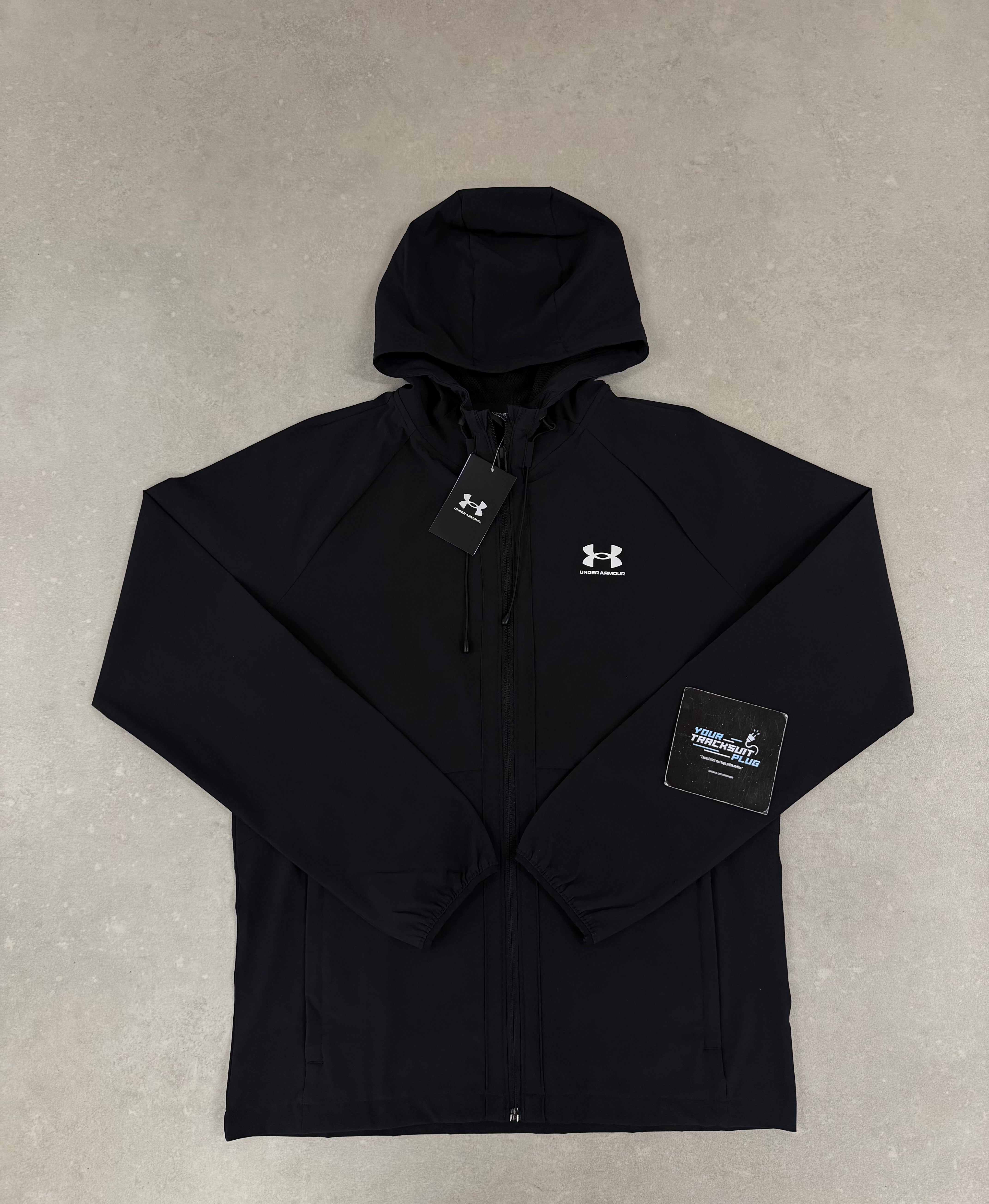 UNDER ARMOUR CARGO TRACKSUIT BLACK