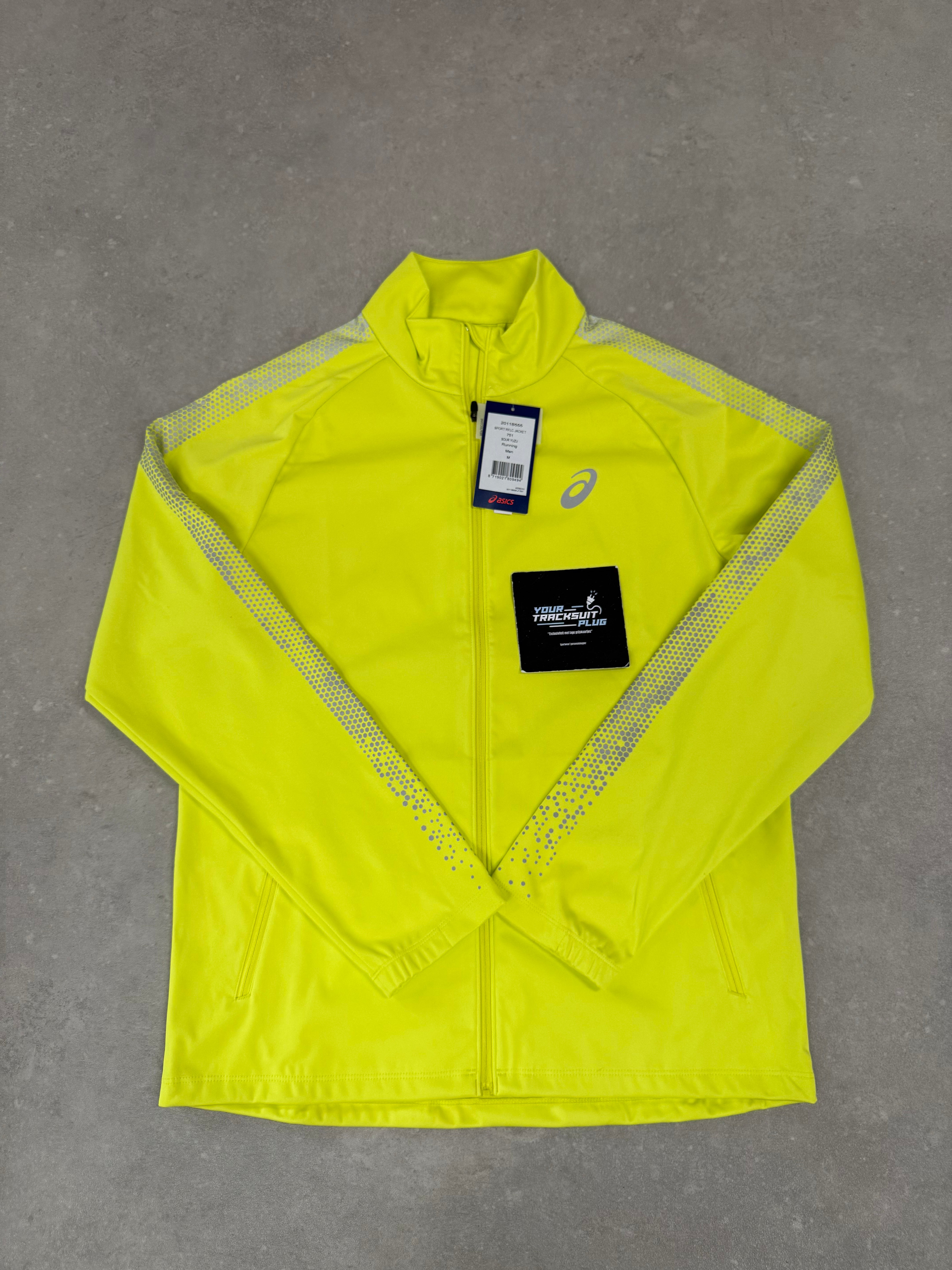 ASICS SOFT-SHELL YELLOW JACKET // VERY EXLUSIVE