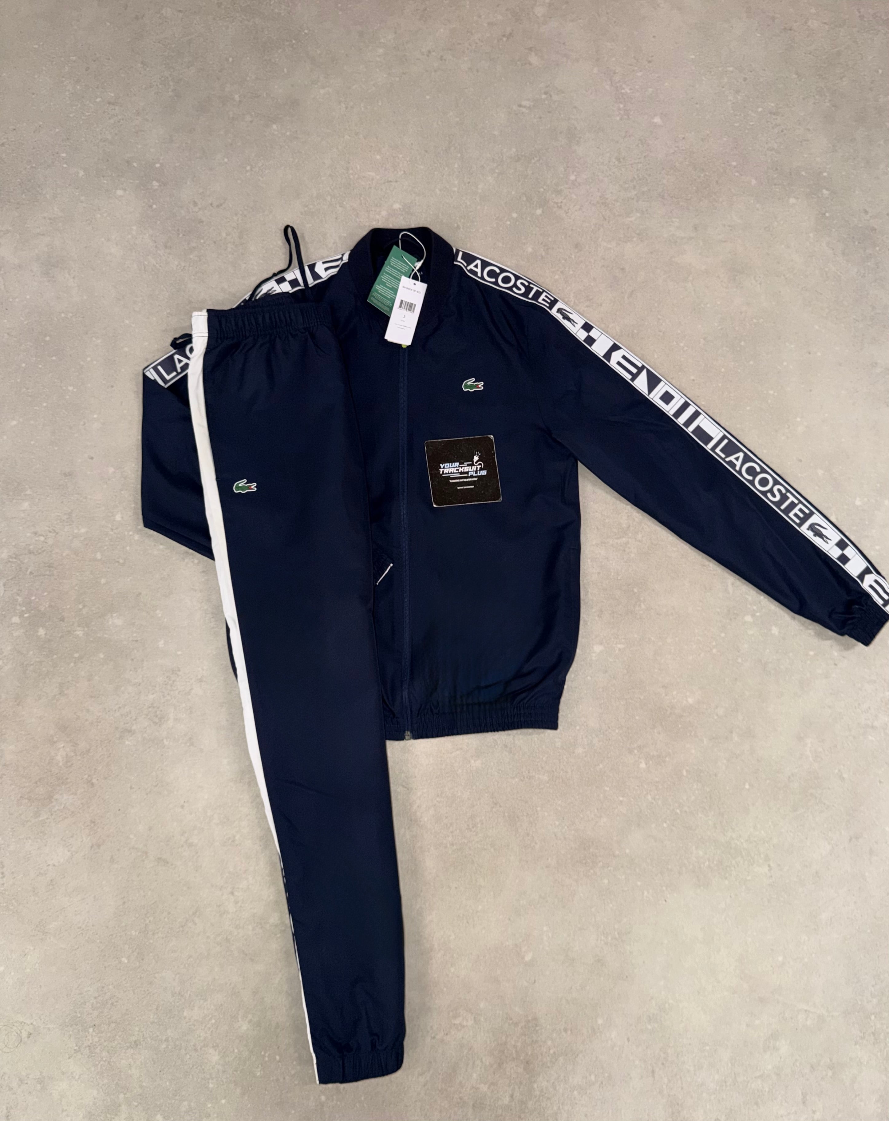LACOSTE NAVY BLUE TRACKSUIT // LIMITED EDITION
