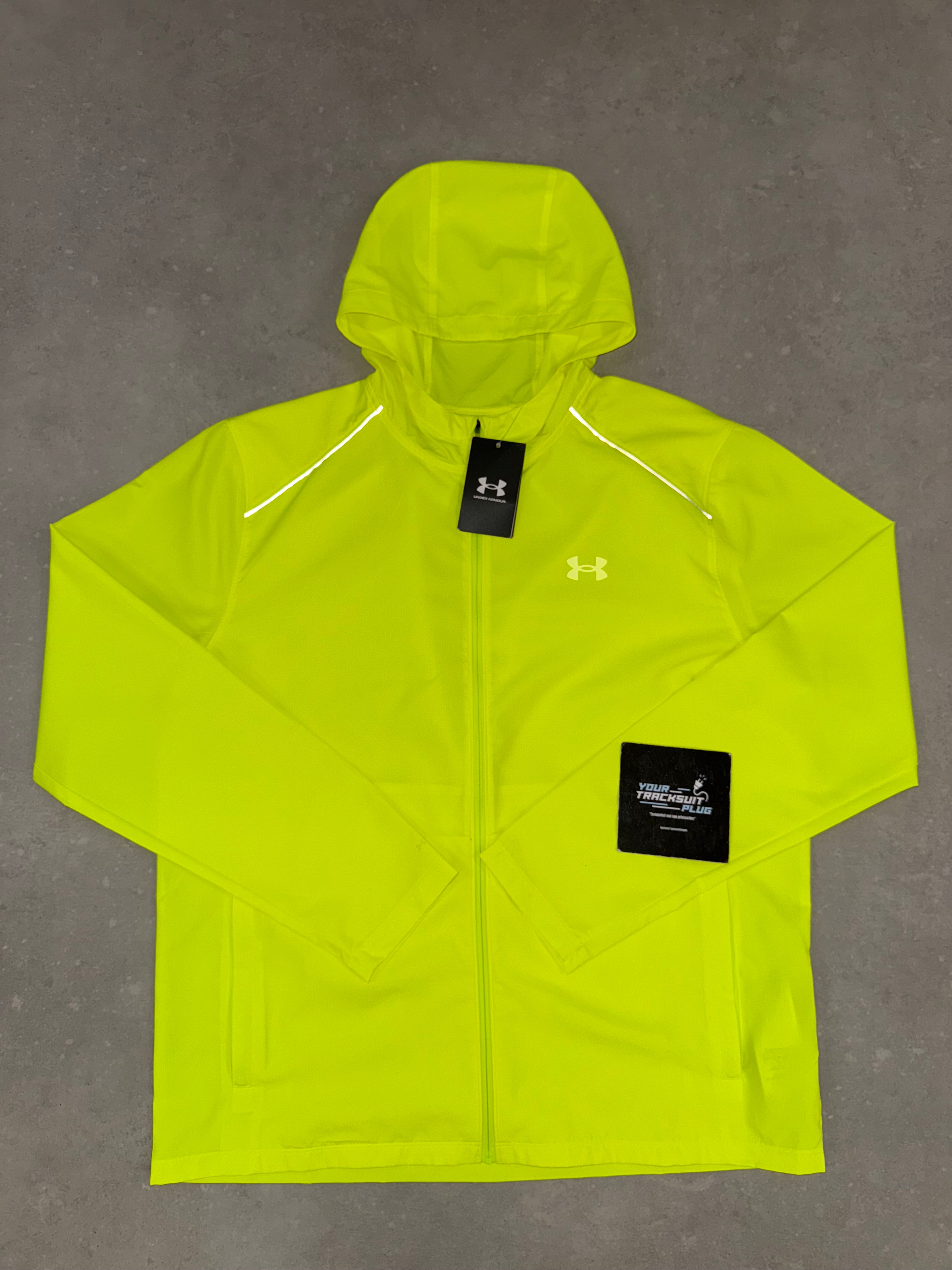 UNDER ARMOUR GREY & YELLOW TRACKSUIT