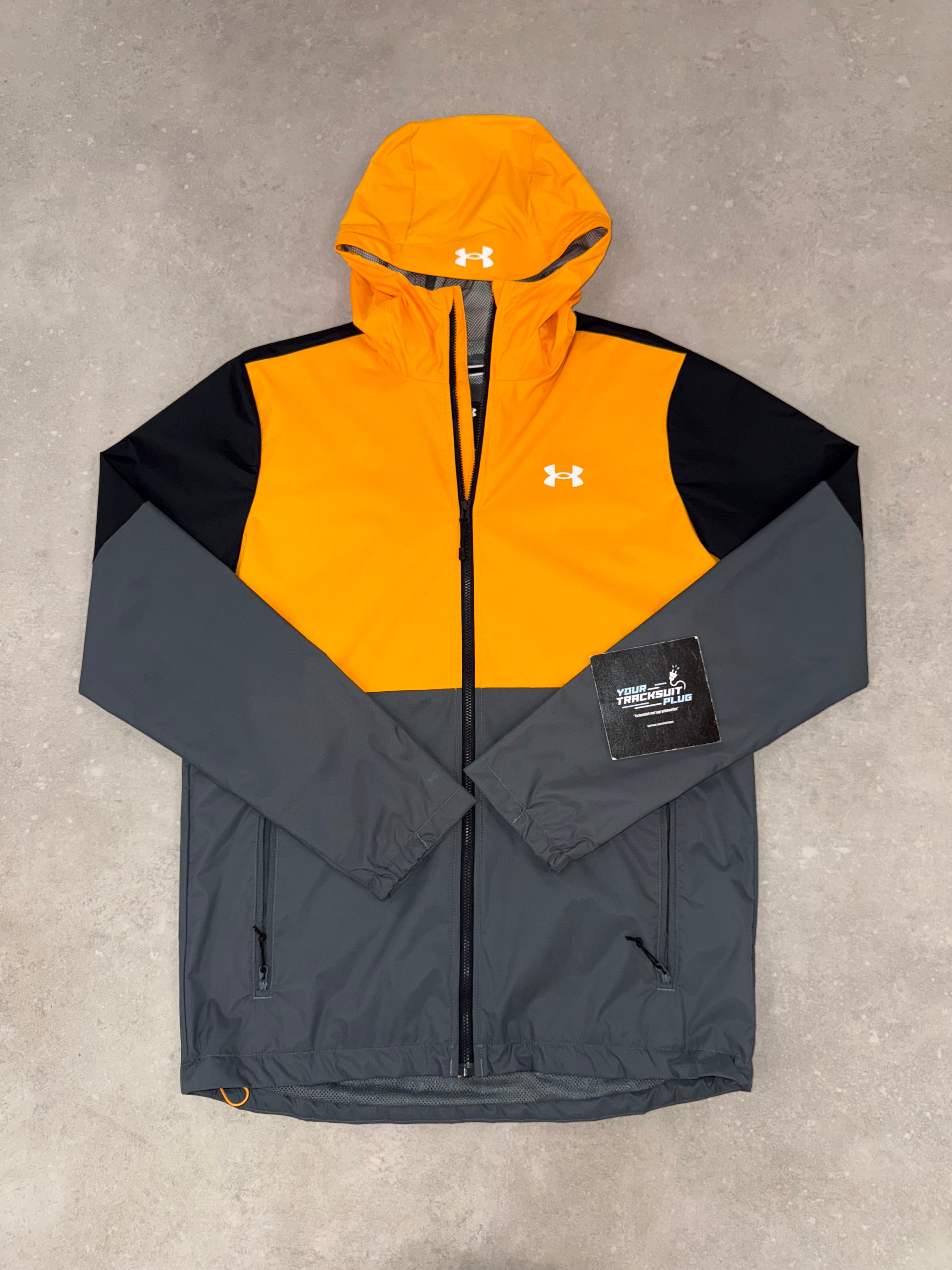 UNDER ARMOUR TRACKSUIT BLACK & ORANGE // EXCLUSIVE