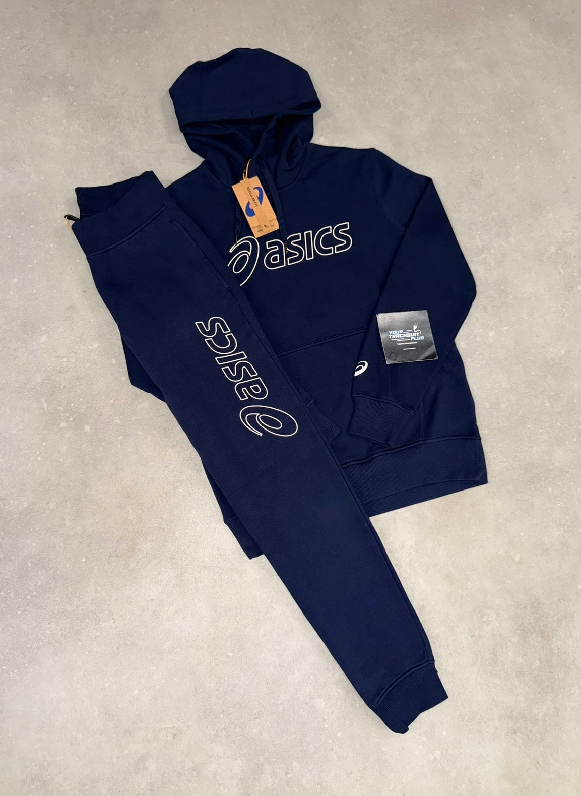 ASICS TRACKSUIT NAVY BLUE