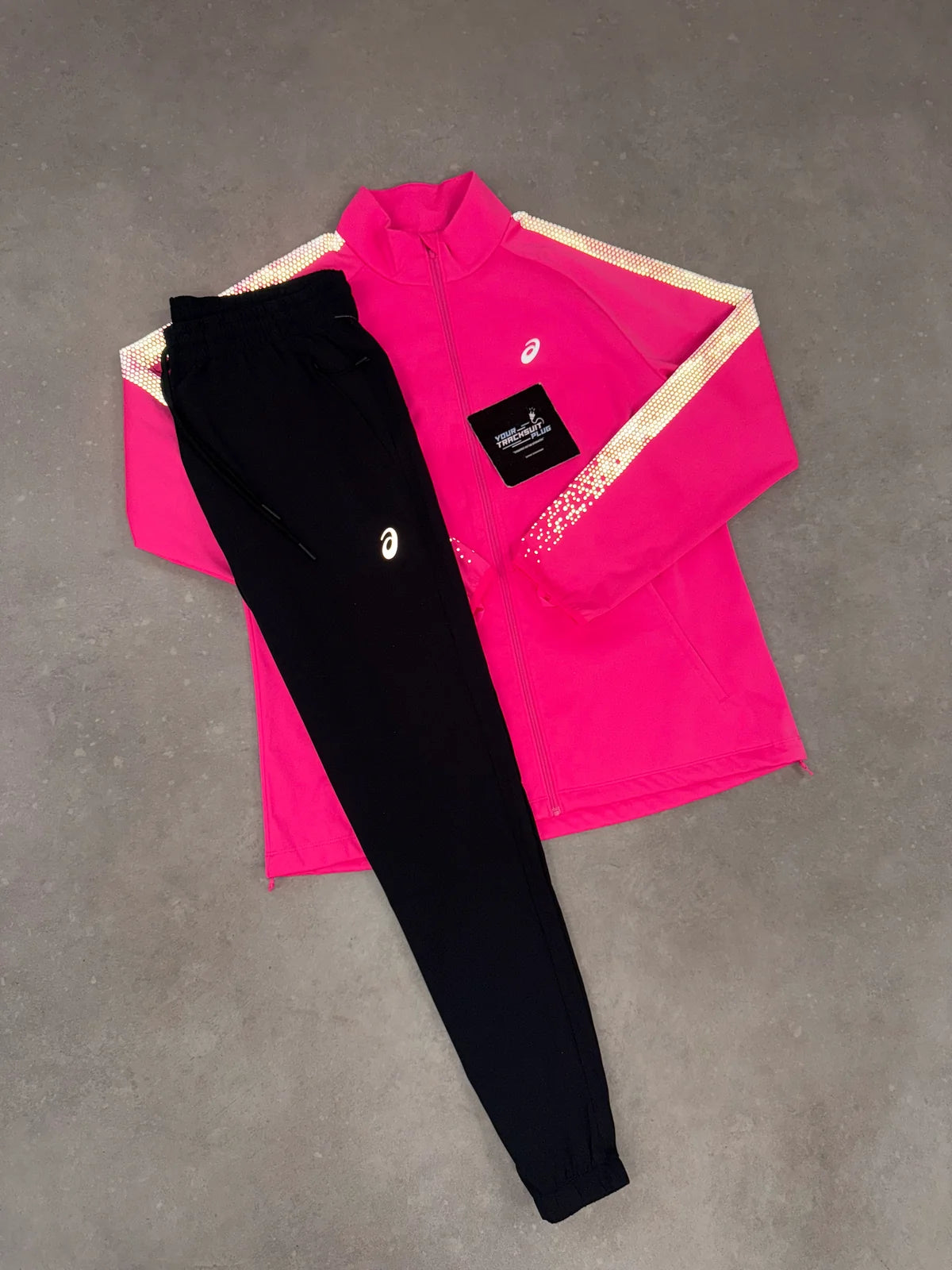 ASICS SOFT-SHELL LITE SHOW PINK TRACKSUIT // VERY EXCLUSIVE