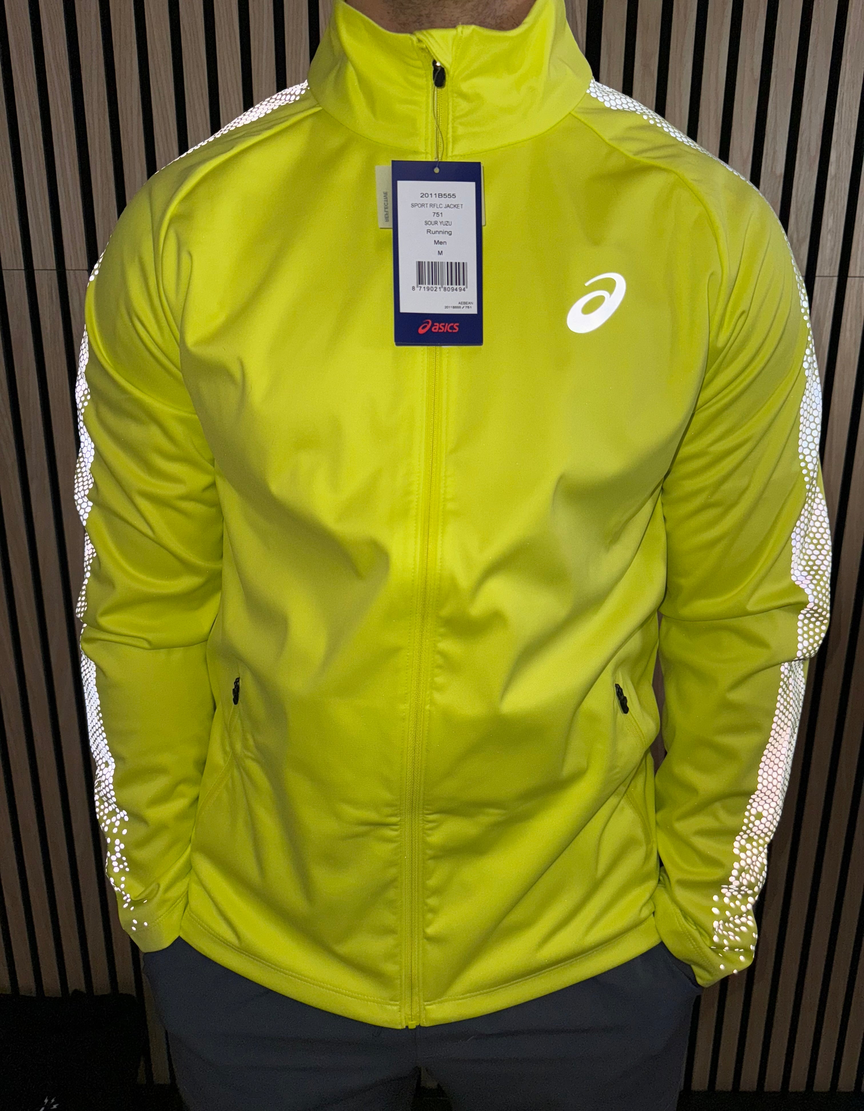 ASICS SOFT-SHELL YELLOW JACKET // VERY EXLUSIVE