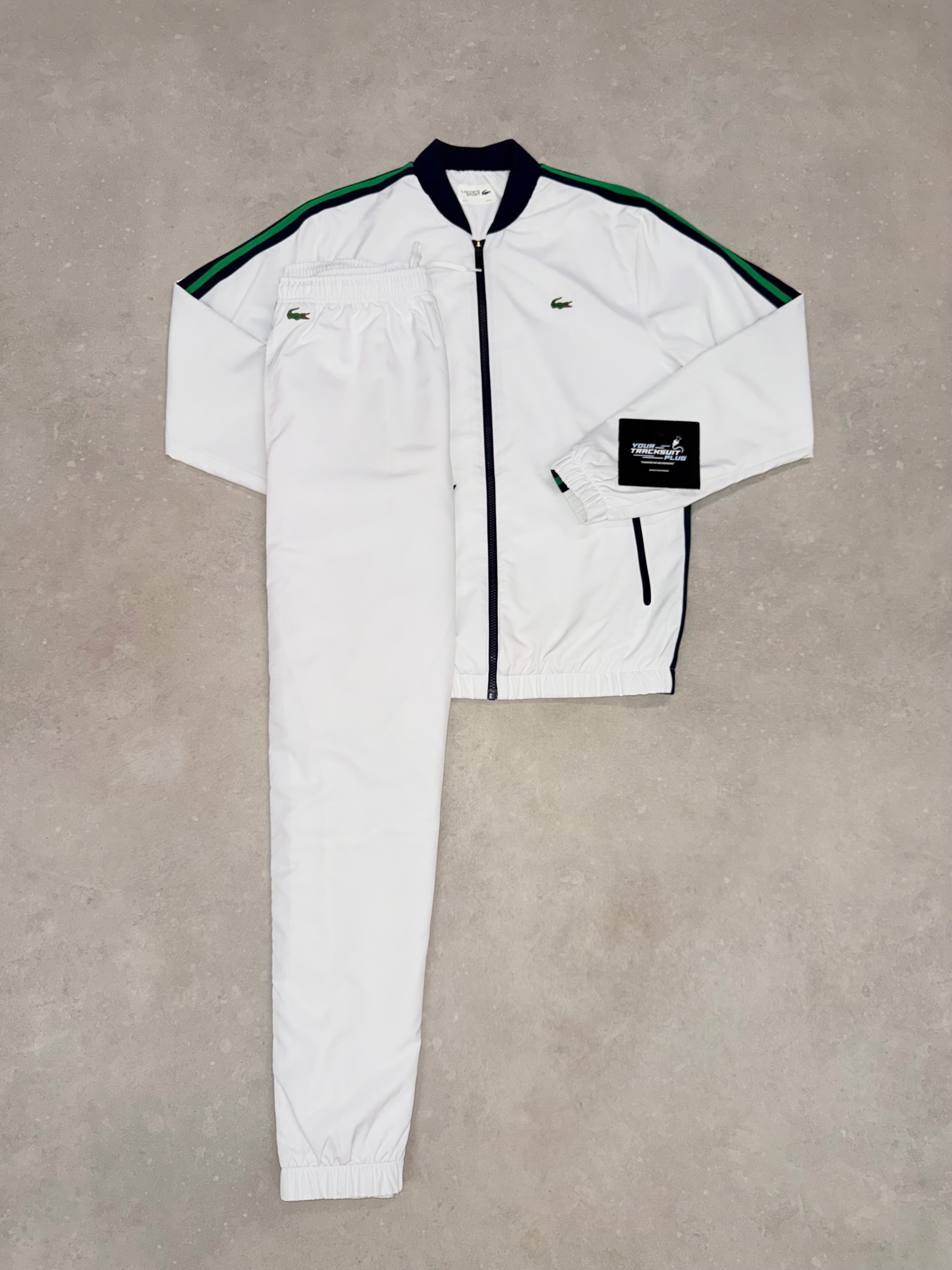 LACOSTE TRACKSUIT WHITE // EXCLUSIVE EDITION