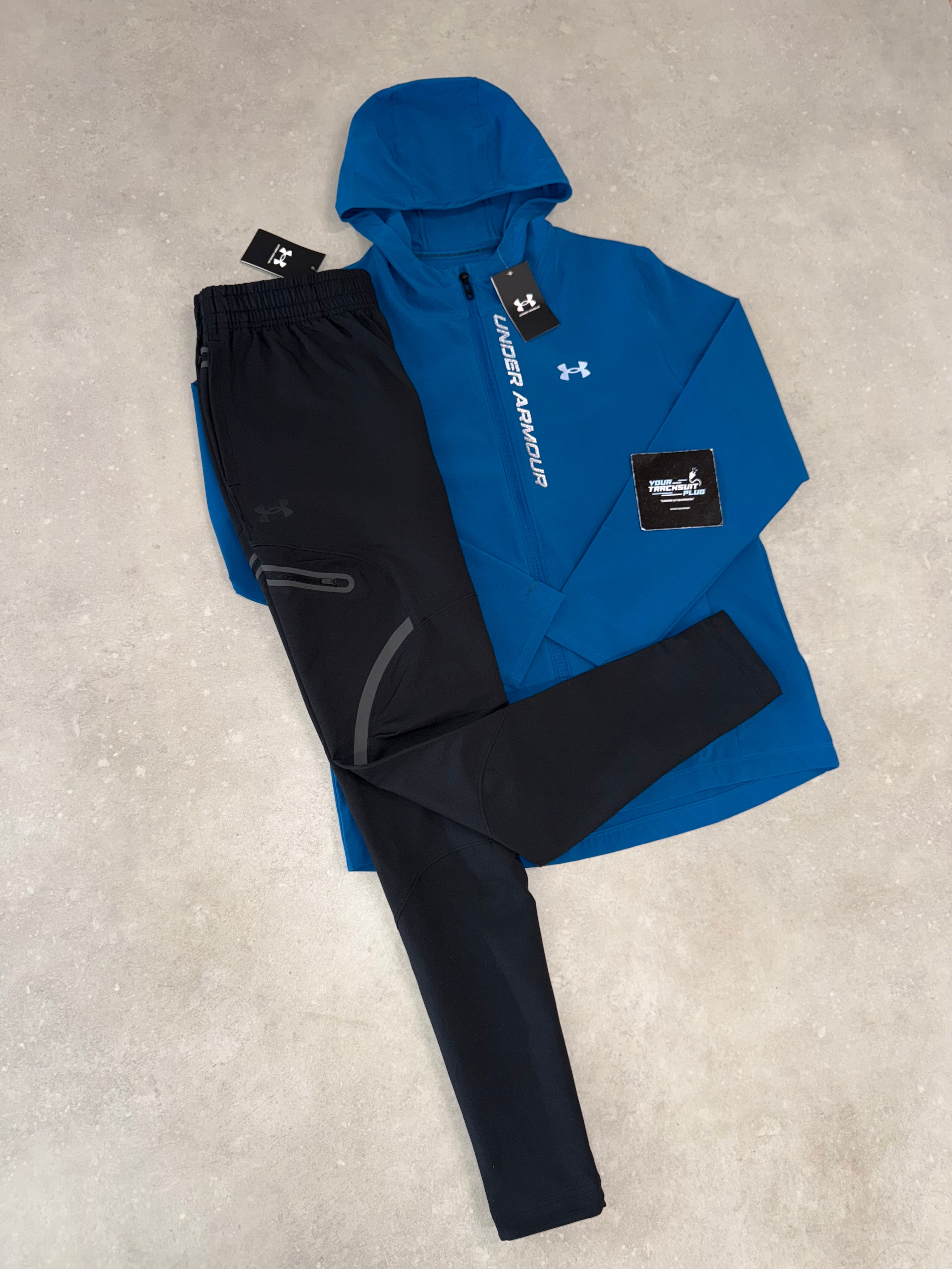 UNDER ARMOUR TRACKSUIT BLUE & BLACK // LIMITED EDITION