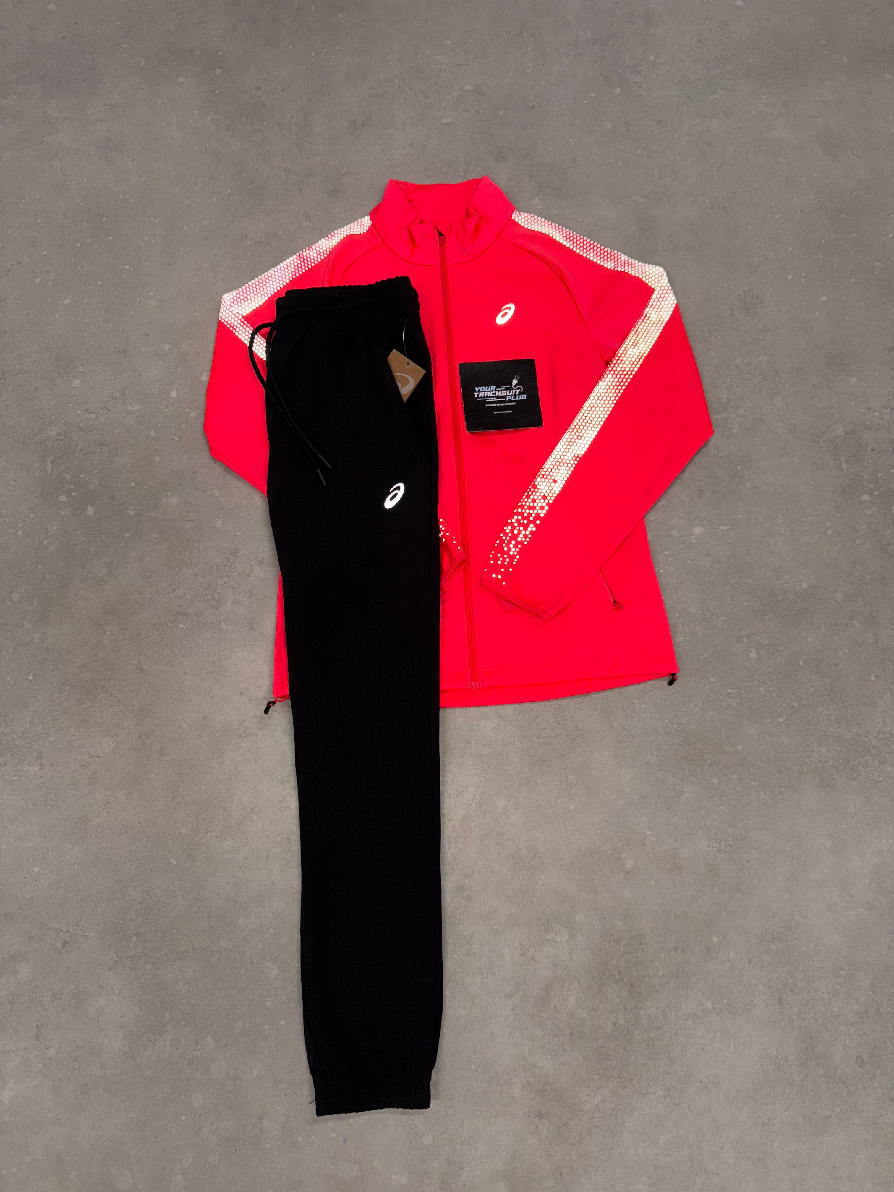 ASICS PINK & BLACK TRACKSUIT // LIMITED EDITION