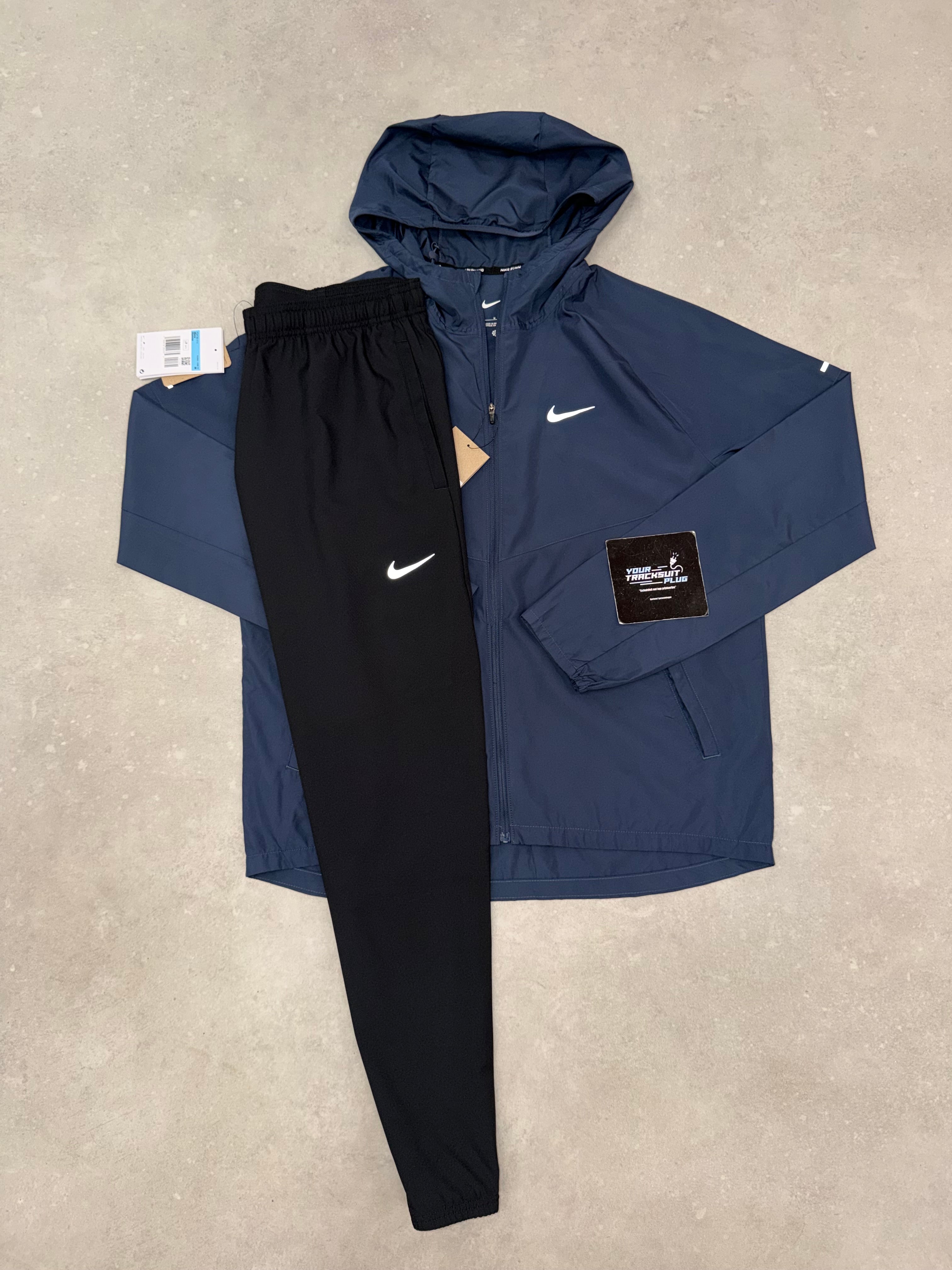 NIKE MILER NAVY BLUE & BLACK // TRACKSUIT