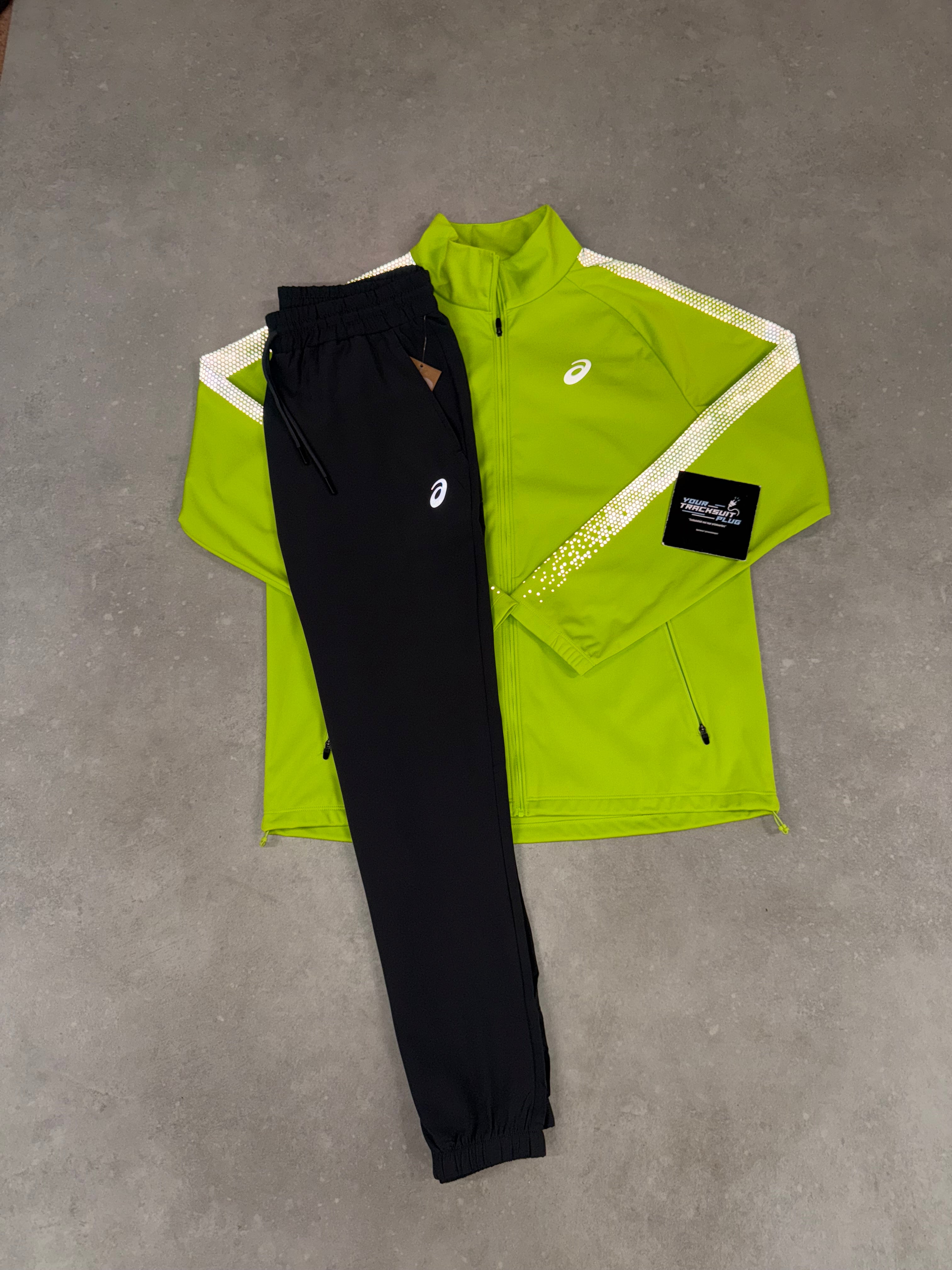ASICS SOFT-SHELL LIME/ GREEN & BLACK // VERY EXCLUSIVE