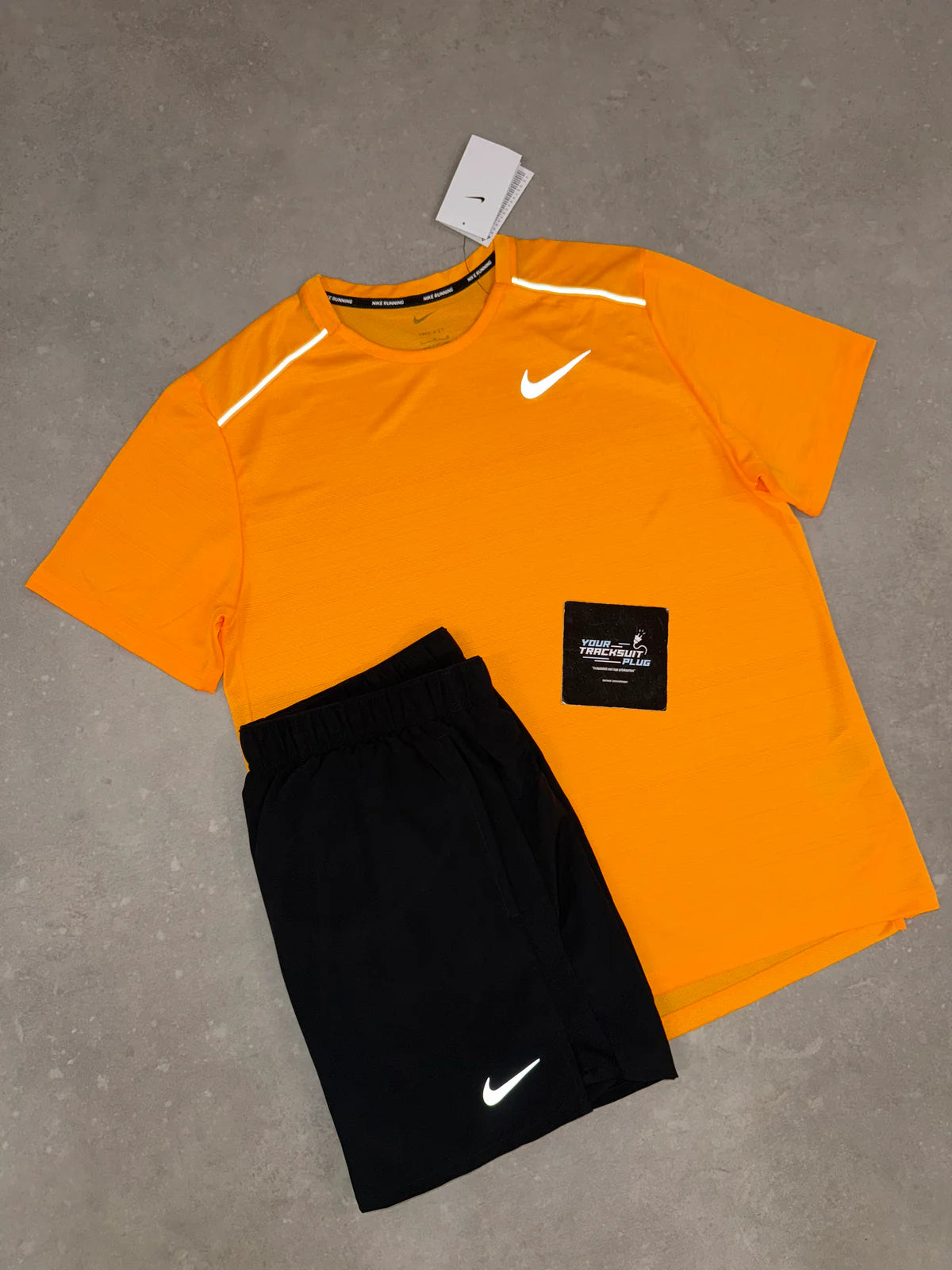 NIKE MILER ORANGE & BLACK SUMMER SET