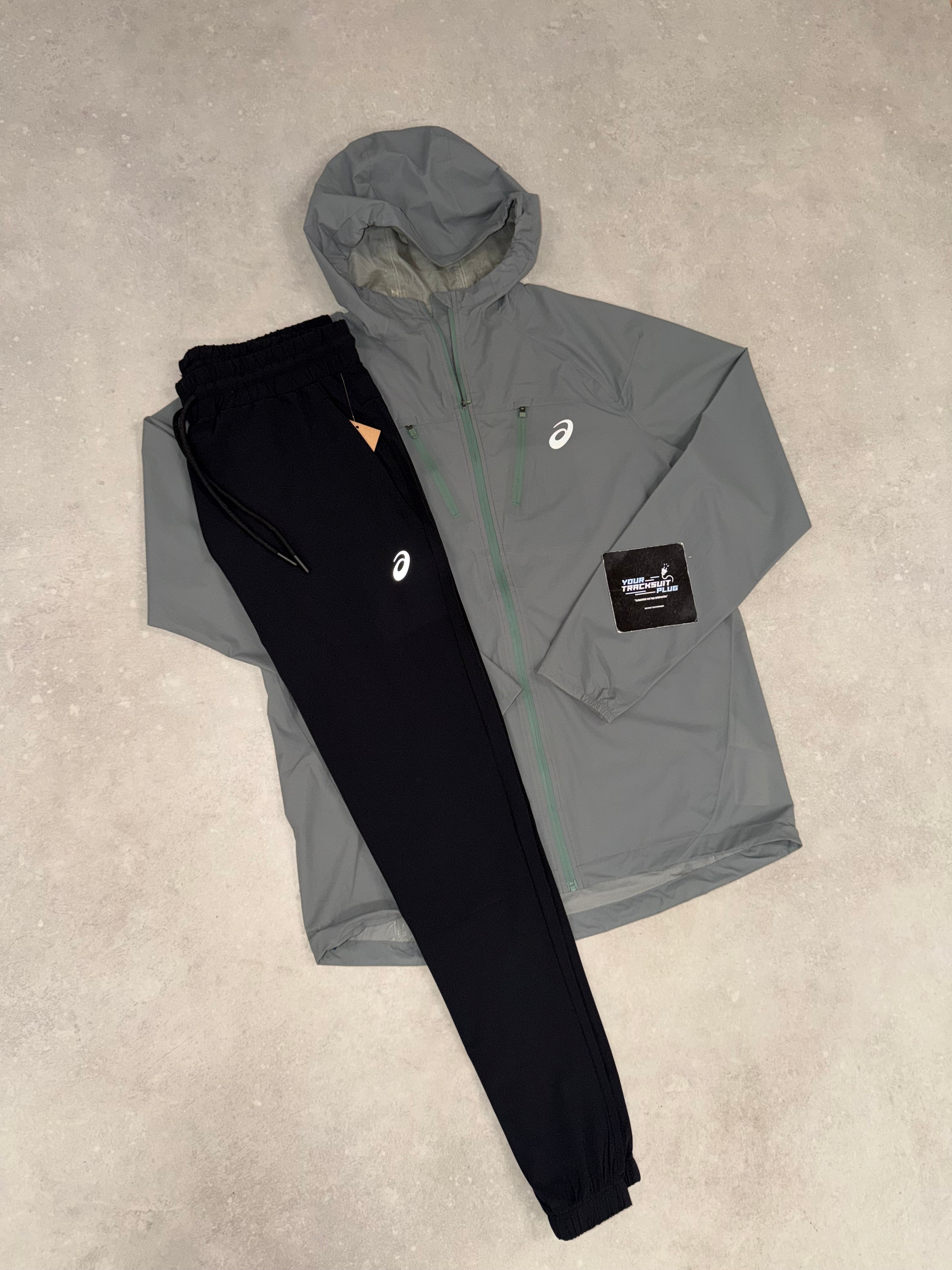 ASICS GREEN // GREY TRACKSUIT // VERY VERY EXCLUSIVE