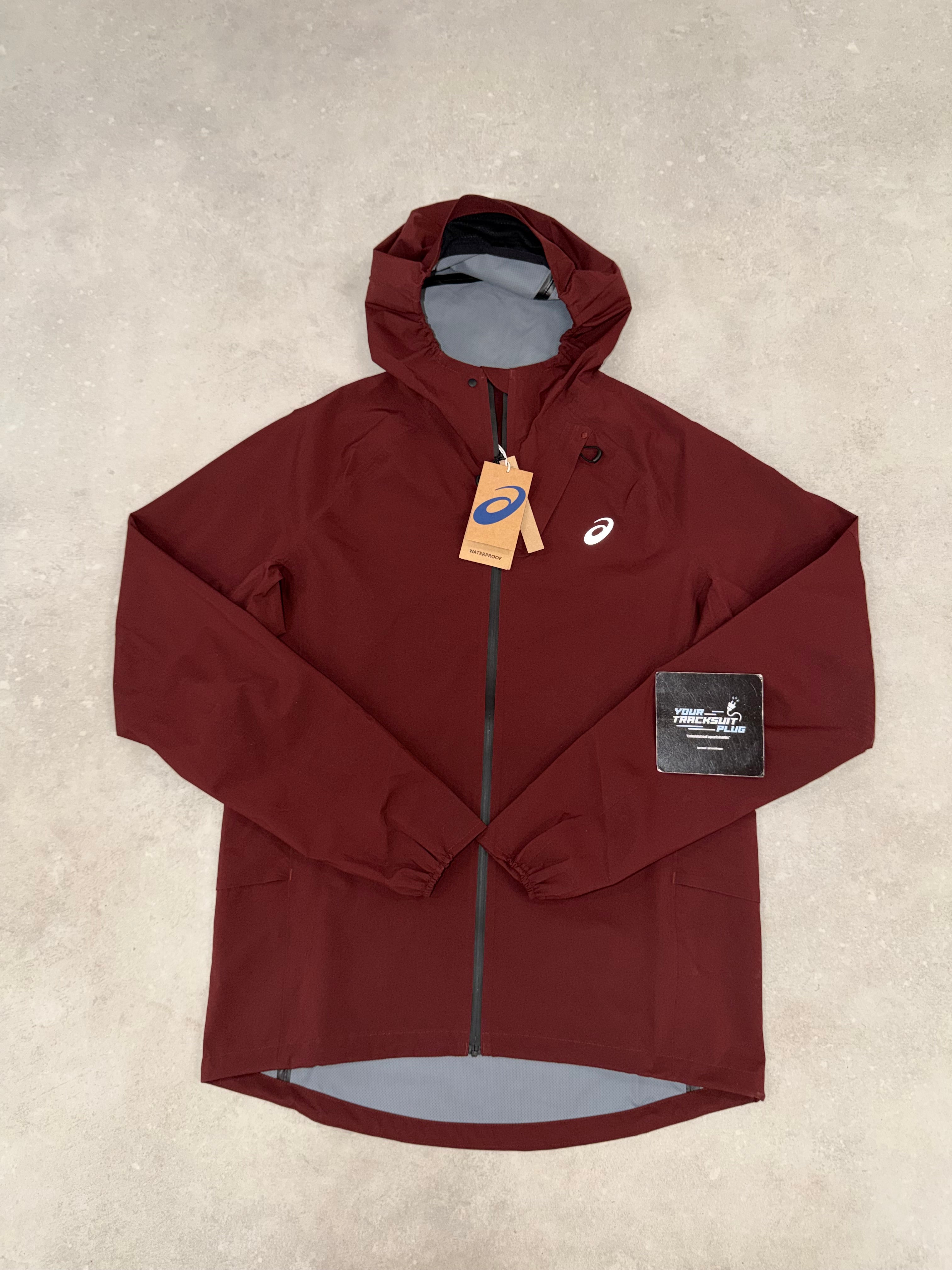 ASICS BORDEAUX & BLACK SOFT-SHELL TRACKSUIT