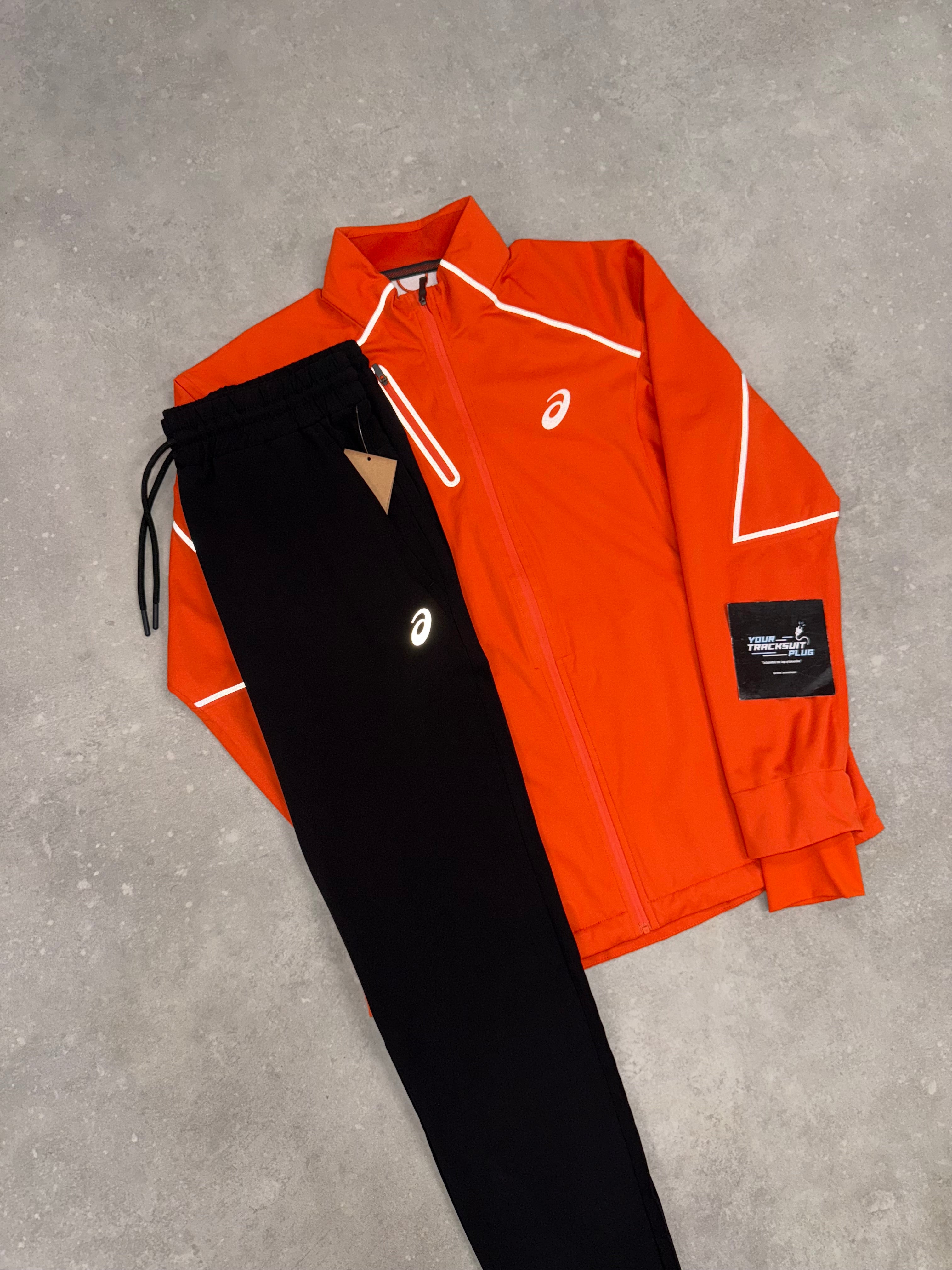 ASICS TRACKSUIT ORANGE // VERY EXCLUSIVE