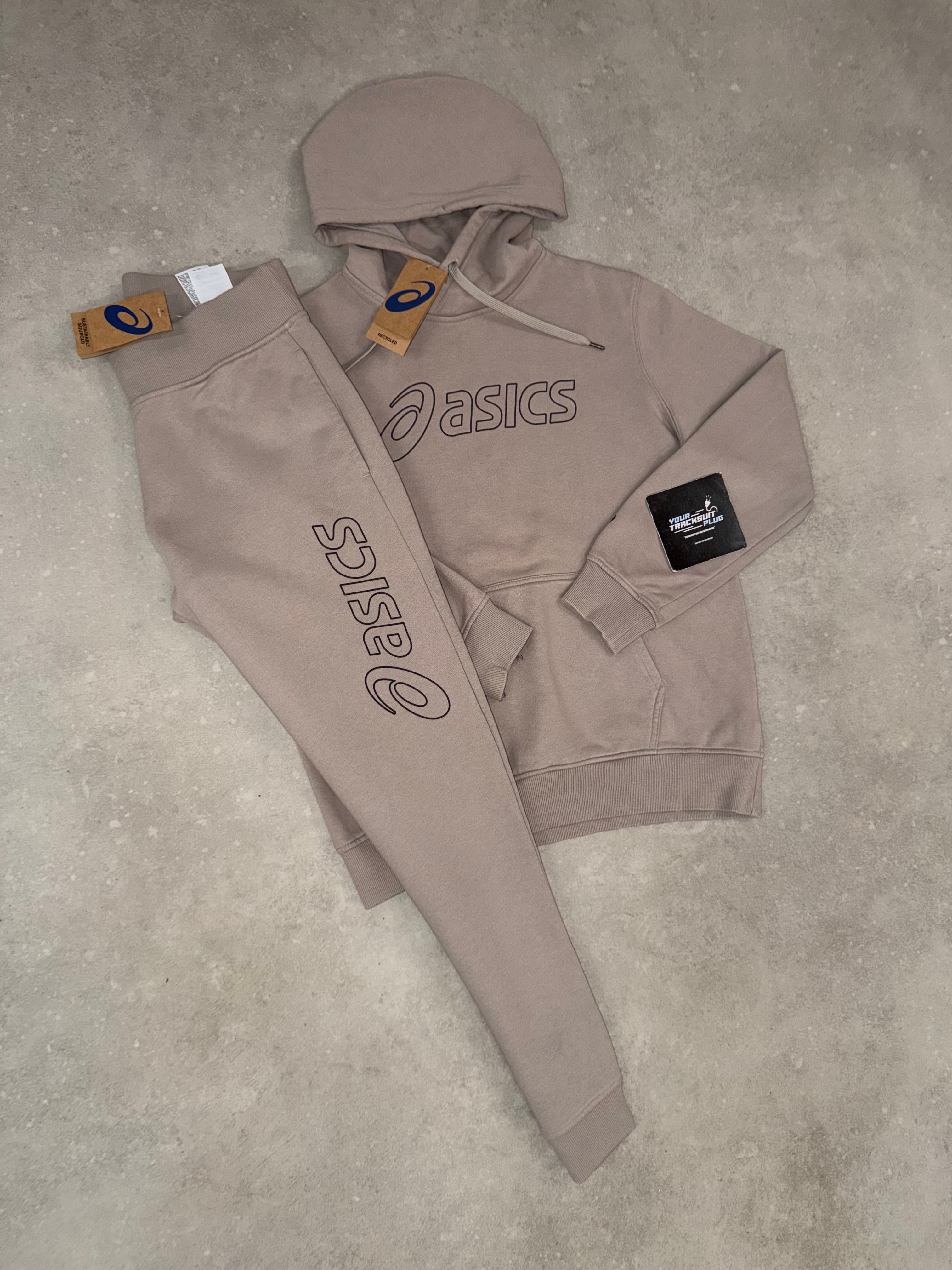 ASICS BEIGE HOODY TRACKSUIT // LIMITED EDITION