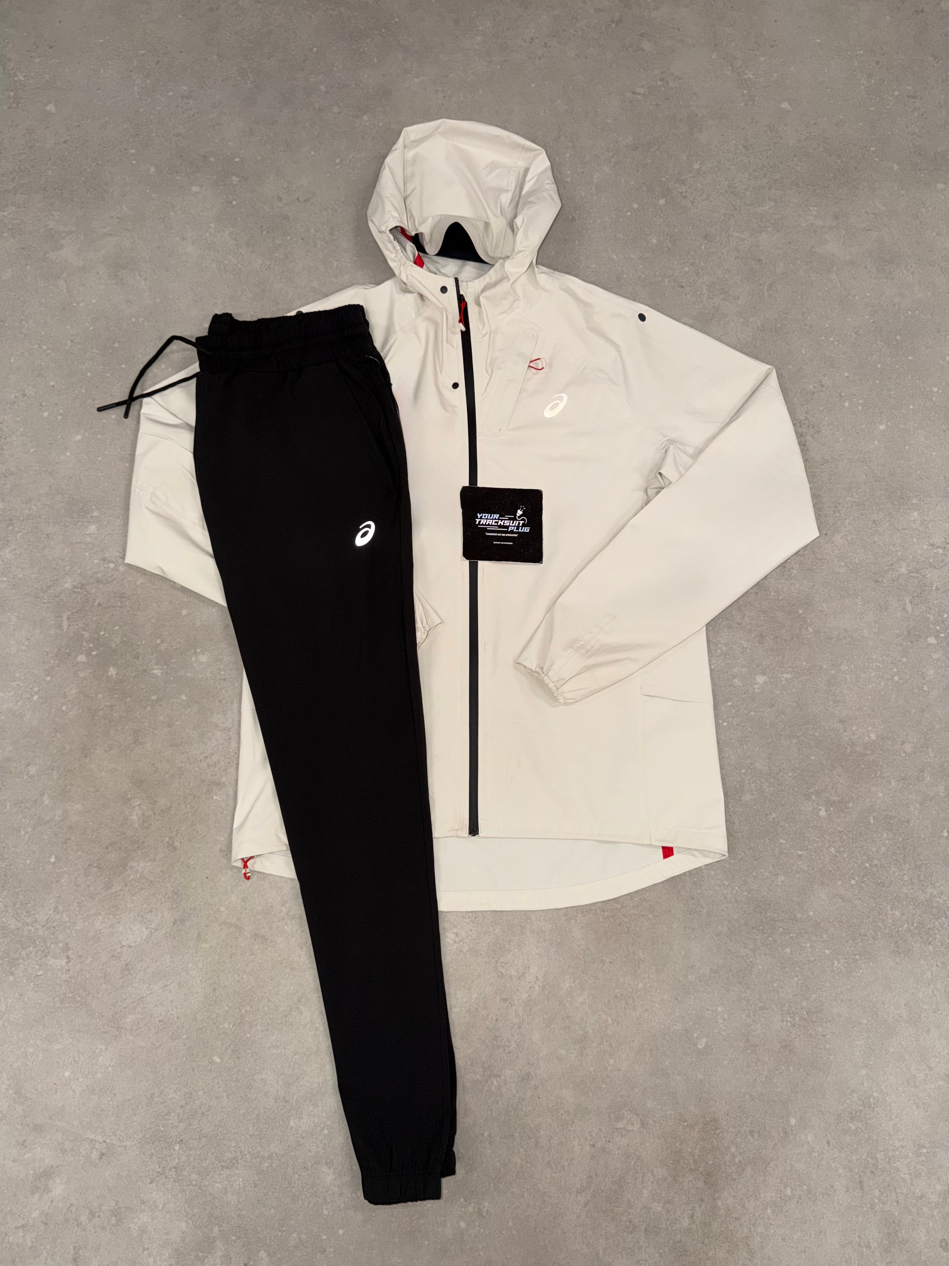 ASICS SOFT-SHELL CRÈME & BLACK TRACKSUIT // LIMITED EDITION