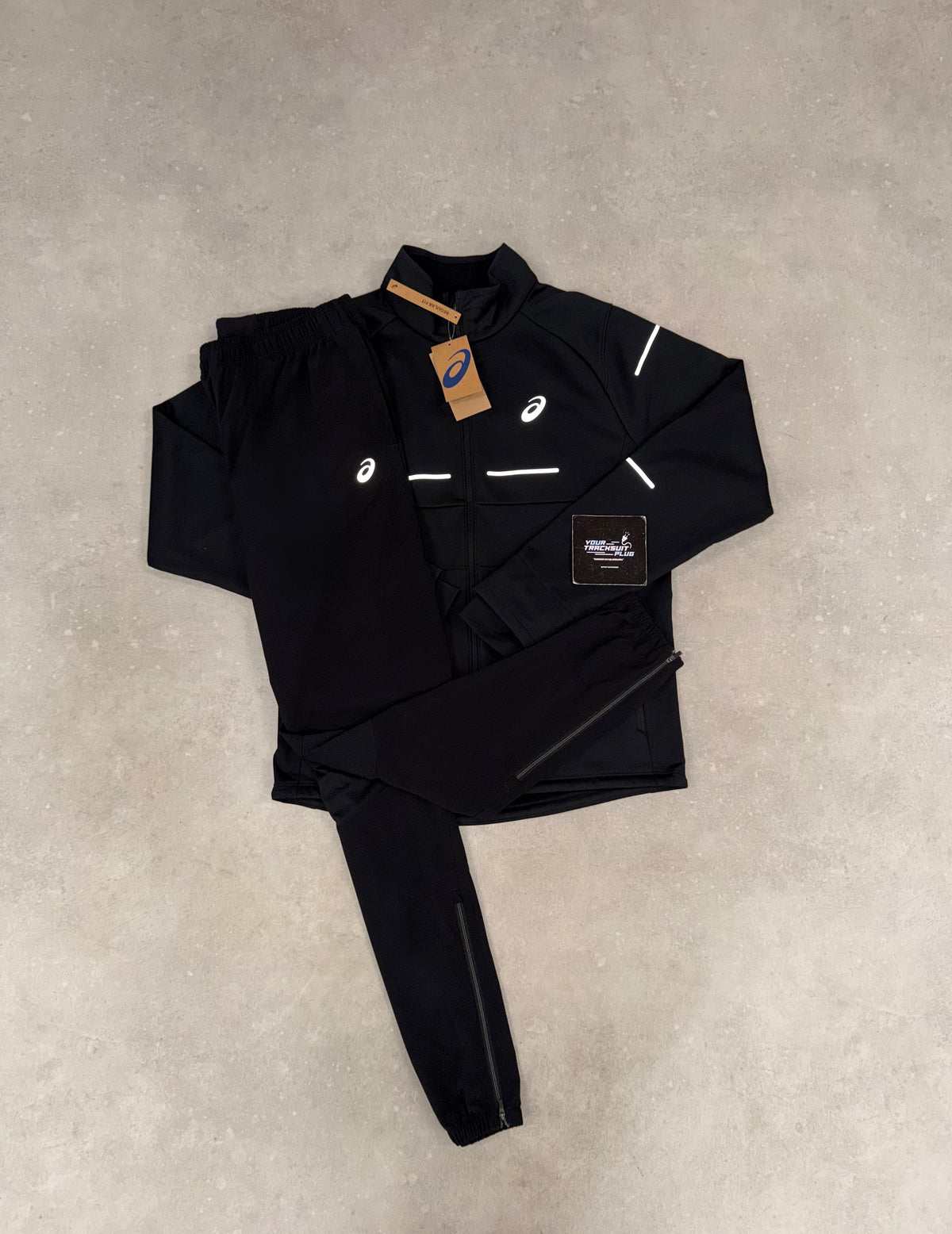 ASICS SOFT-SHELL TRACKSUIT BLACK // LIMITED EDITION
