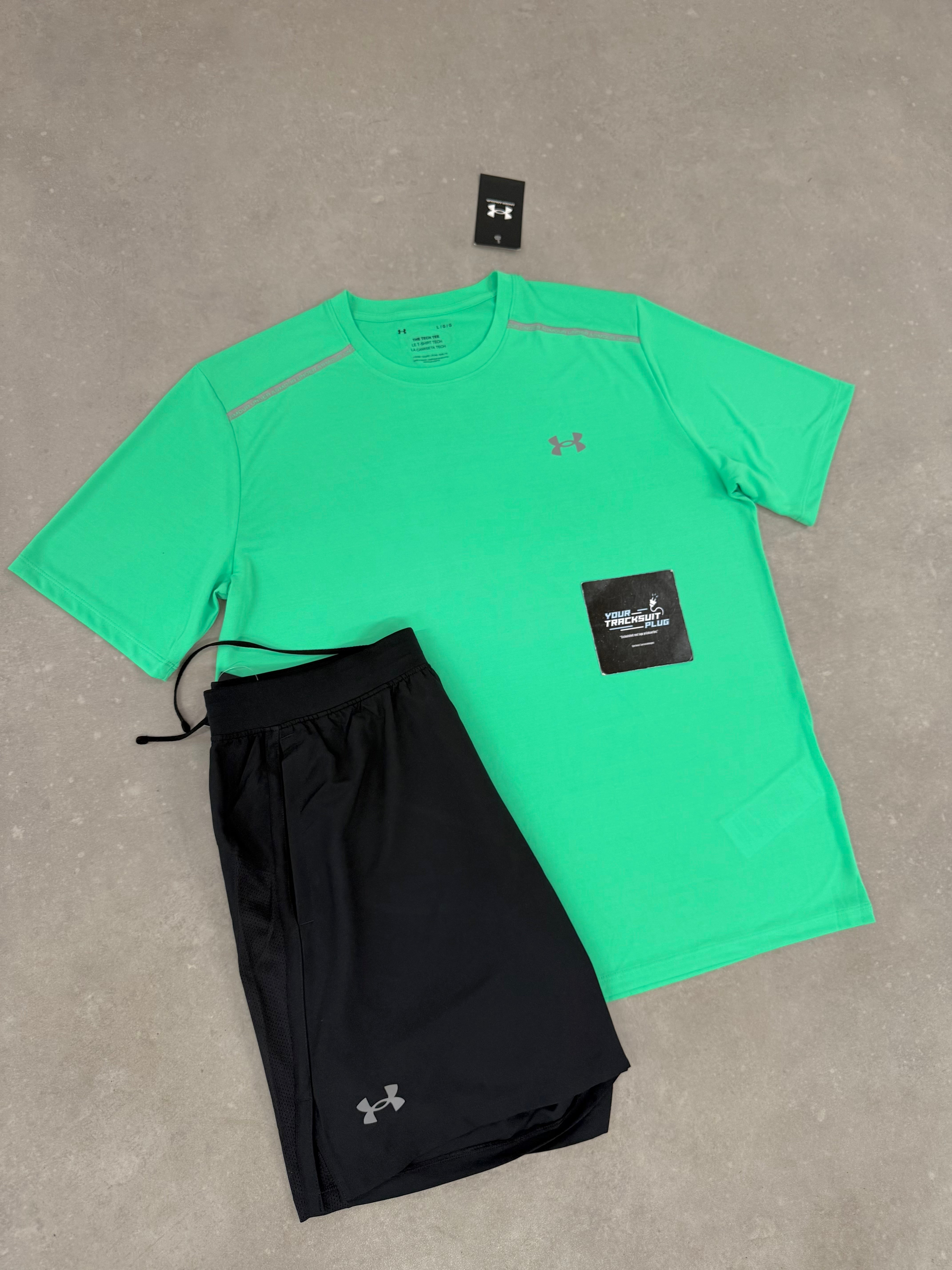 UNDER ARMOUR GREEN & BLACK // SUMMER SET