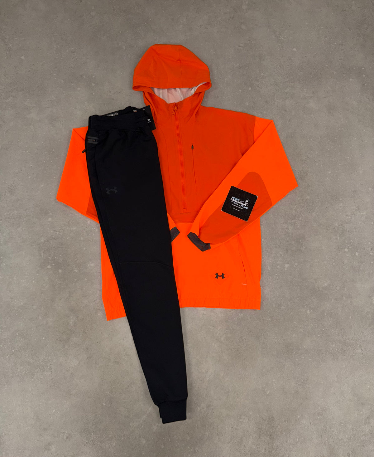 UNDER ARMOUR TRACKSUIT ORANGE & BLACK // EXCLUSIVE EDITION