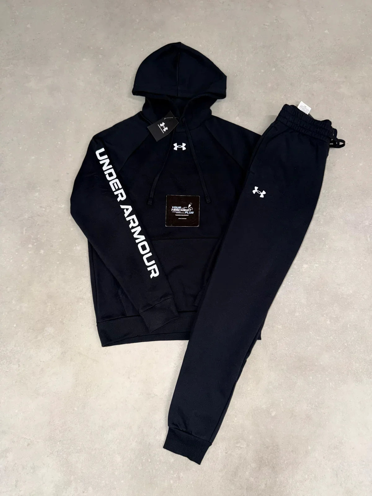 UNDER ARMOUR TRACKSUIT BLACK & WHITE