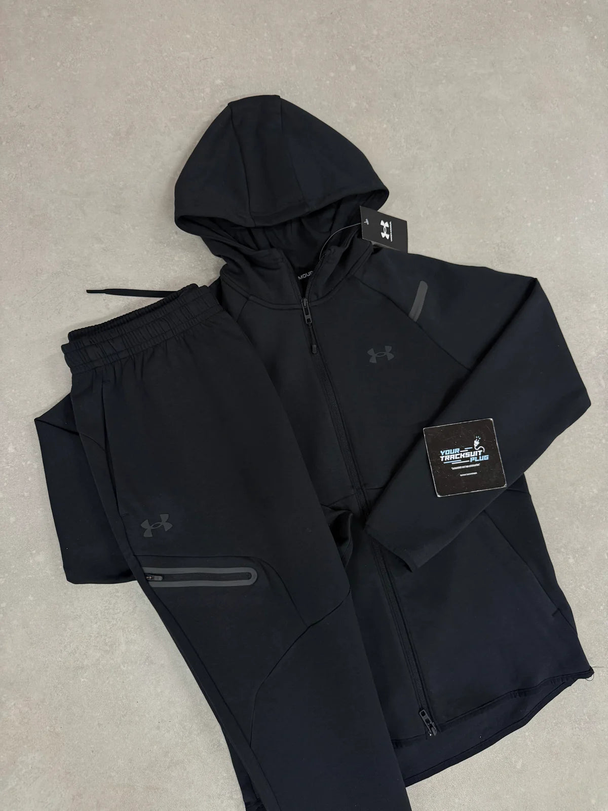 UNDER ARMOUR TECH TRACKSUIT BLACK