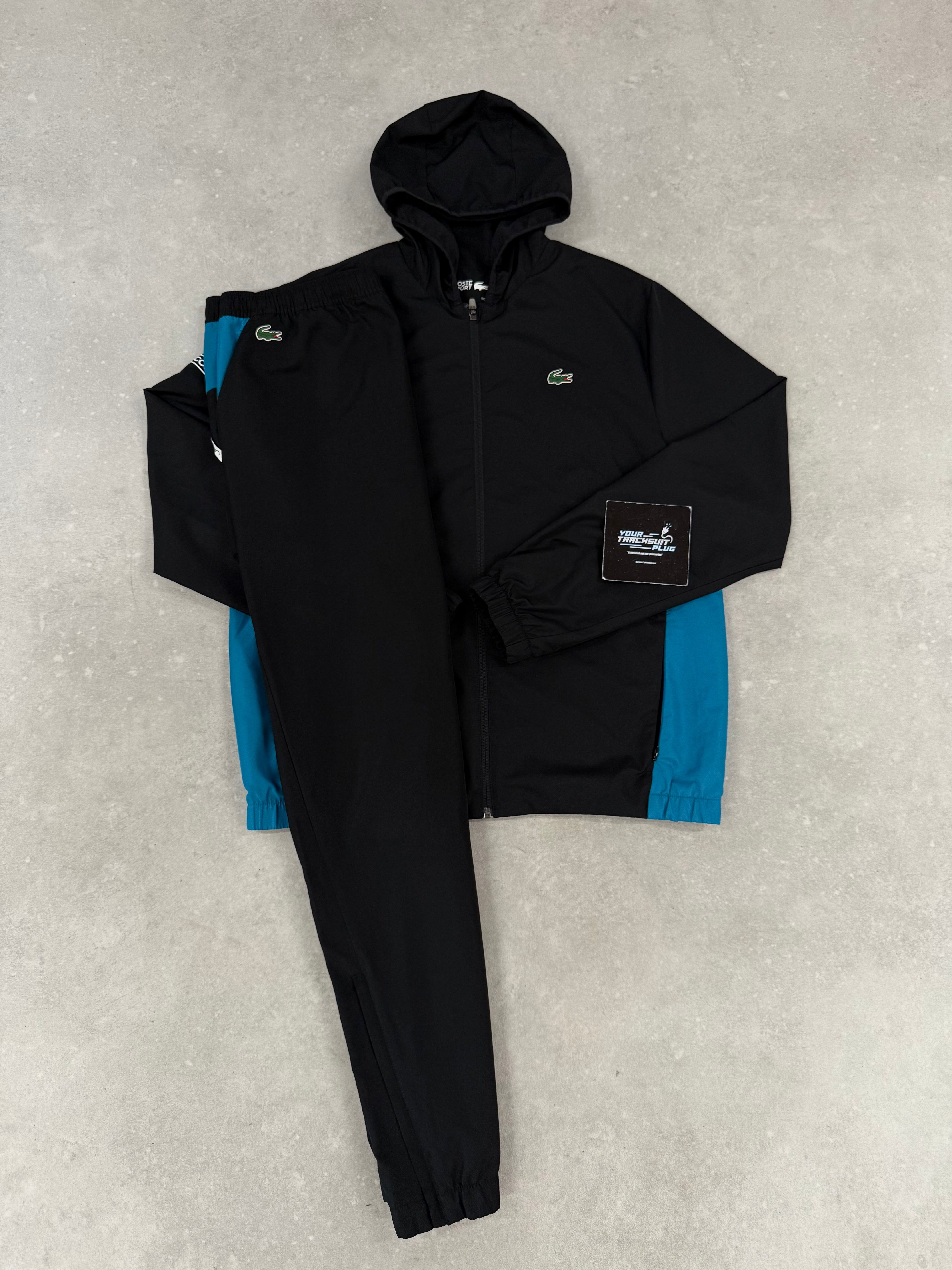 LACOSTE TRACKSUIT BLACK & BLUE // VERY EXCLUSIVE