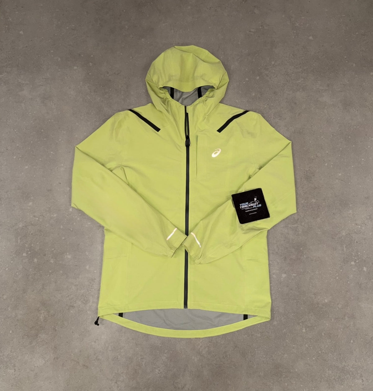 ASICS YELLOW & GREY TRACKSUIT SOFT-SHELL // VERY EXCLUSIVE