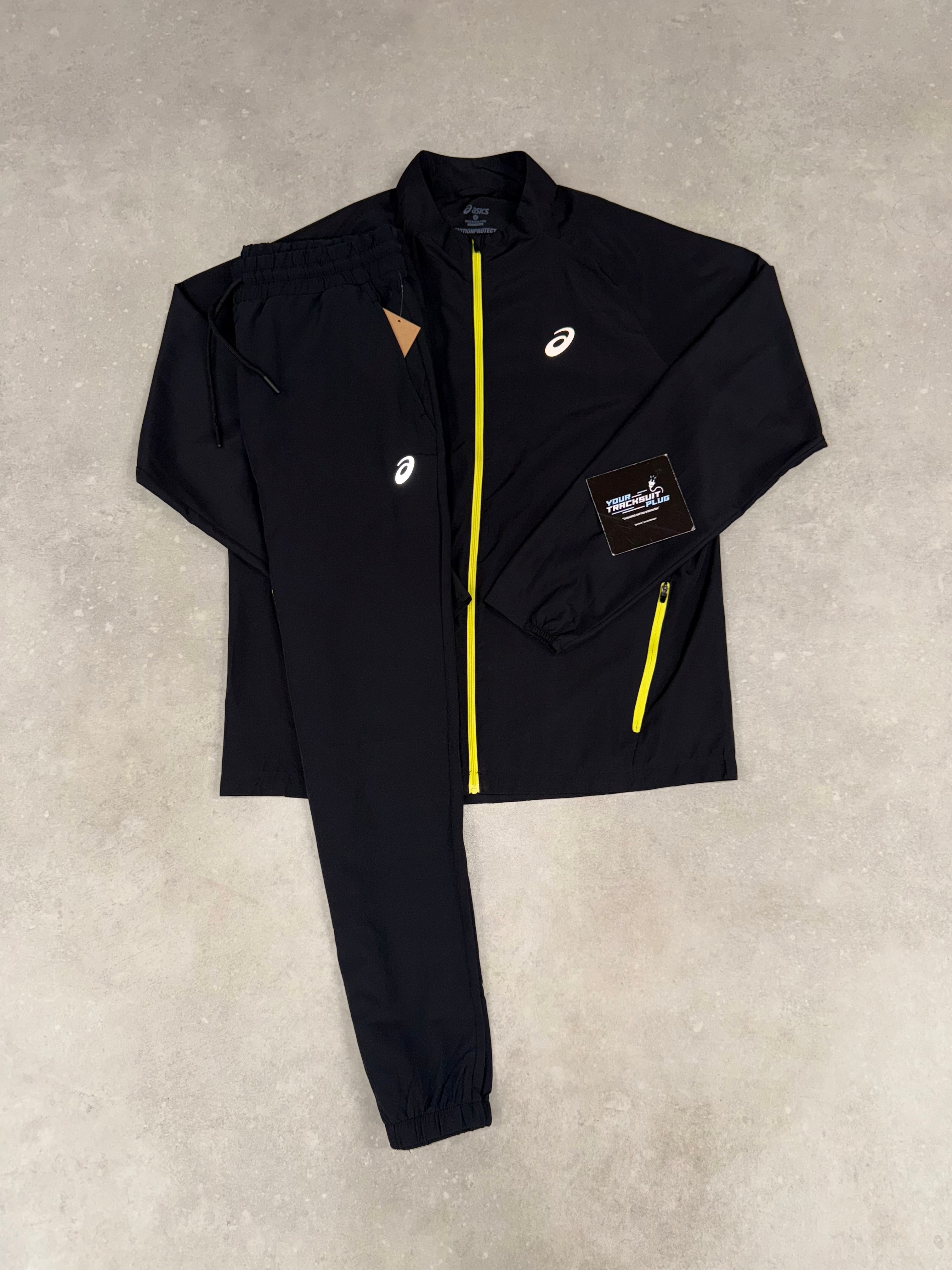 ASICS TRACKSUIT BLACK & YELLOW // LIMITED EDITION