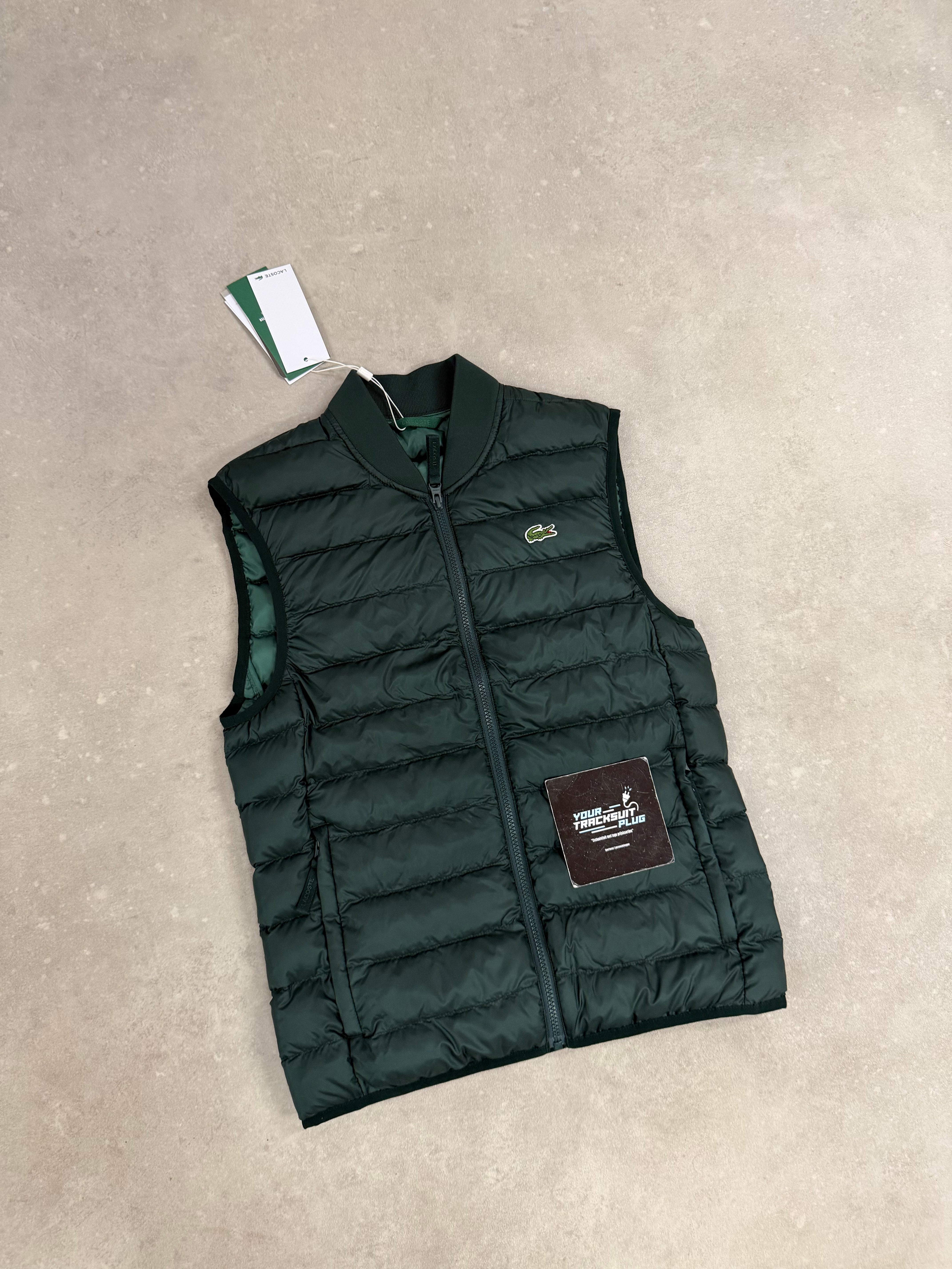 LACOSTE BODYWARMER GREEN // LIMITED EDITION