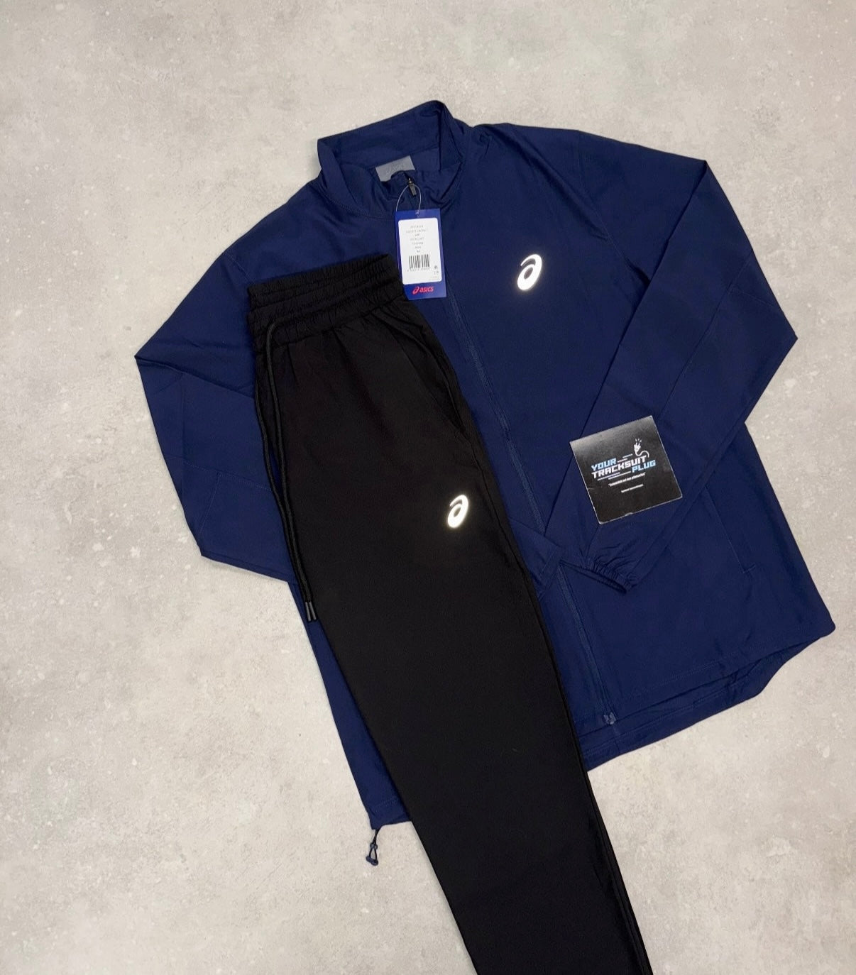 ASICS TRACKSUIT // BLUE & BLACK