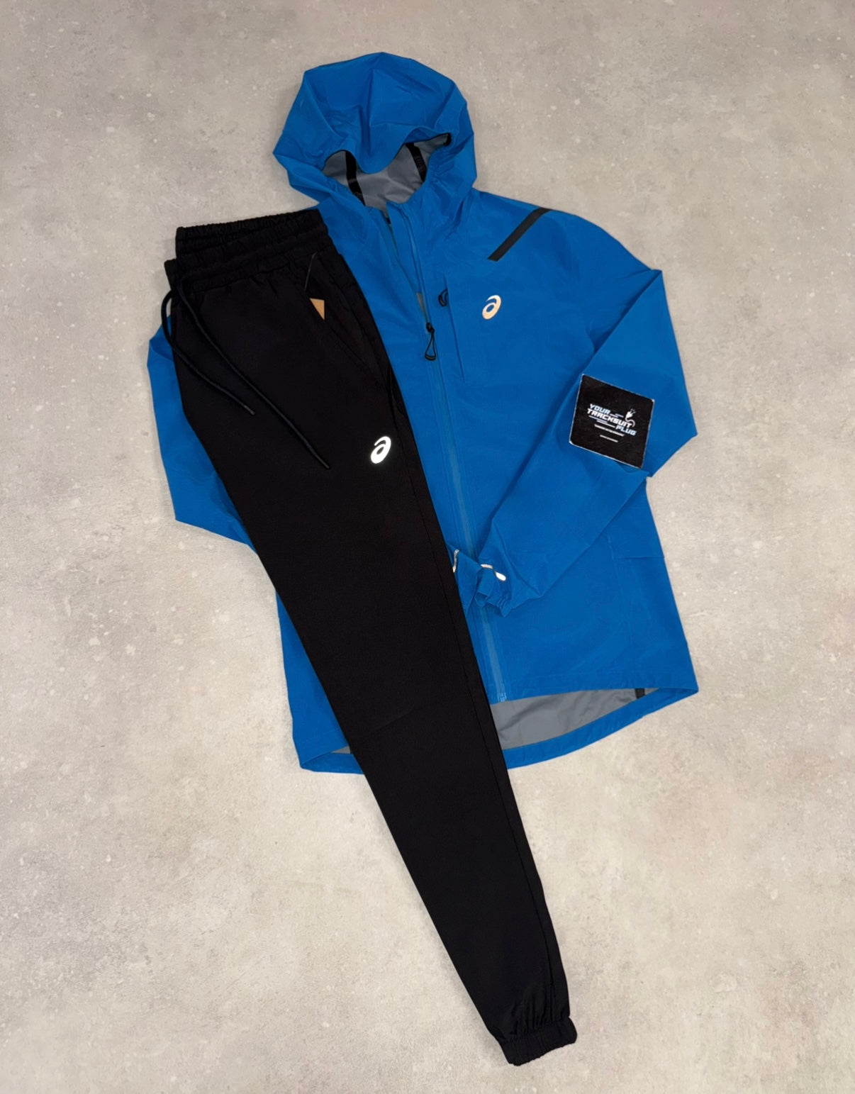 ASICS SOFT-SHELL TRACKSUIT BLUE // VERY EXCLUSIVE