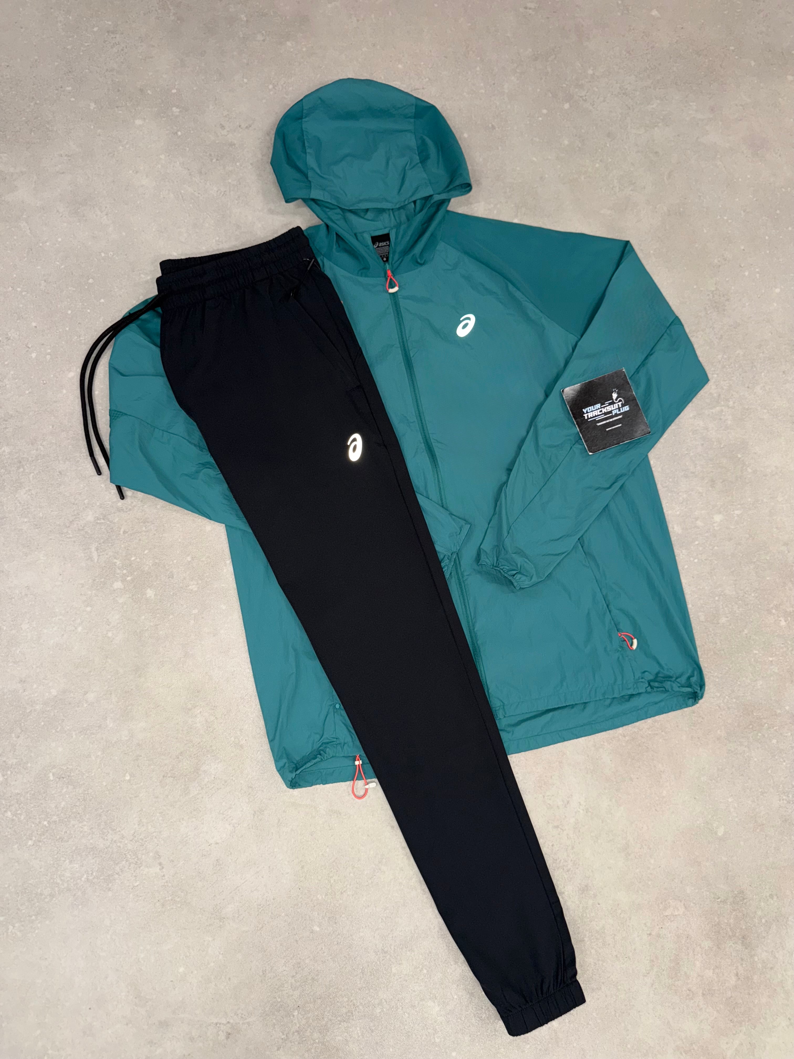 ASICS TRACKSUIT GREEN & BLACK // LIMITED EDITION