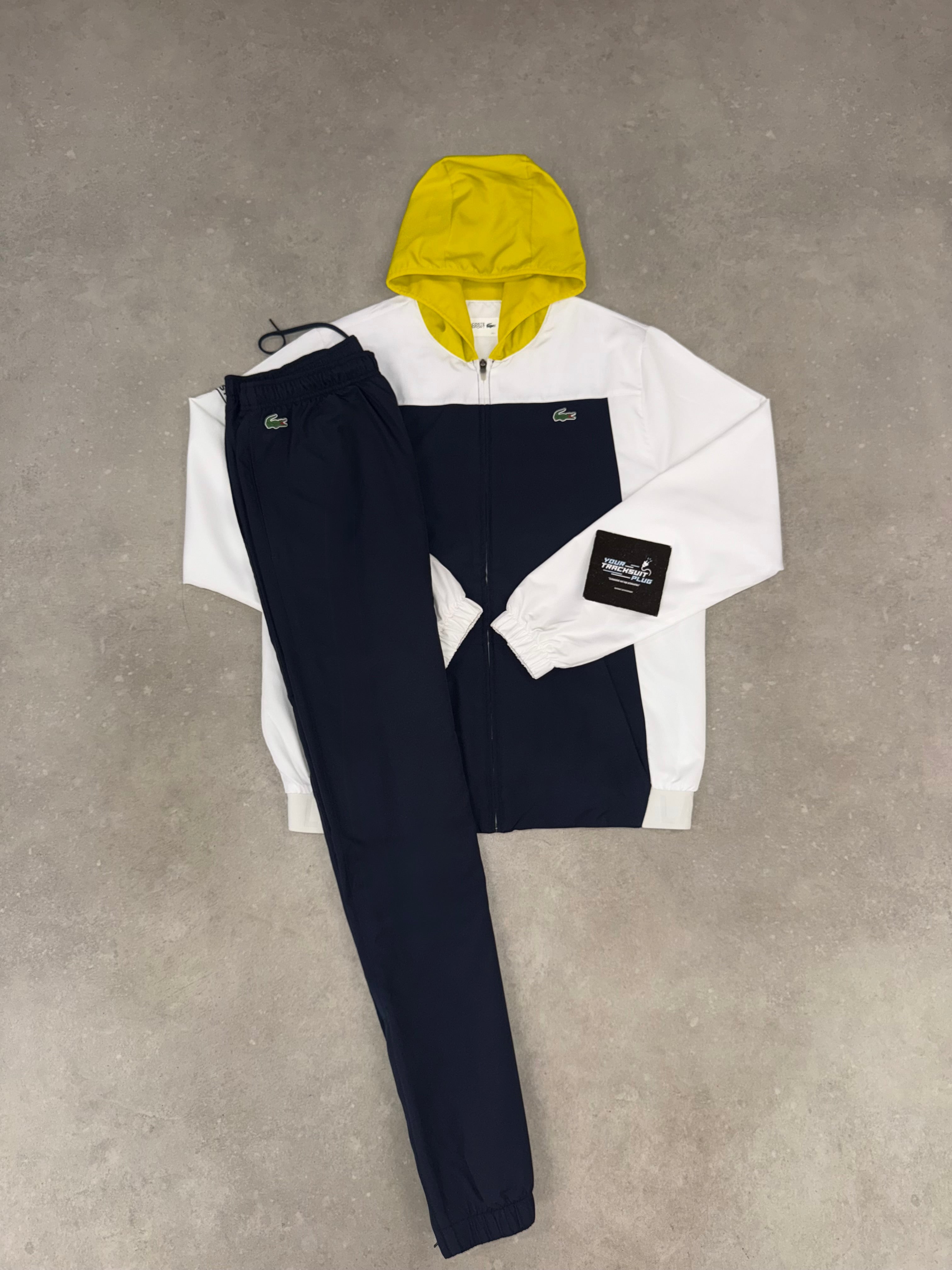 LACOSTE TRACKSUIT WHITE & BLUE // VERY EXCLUSIVE