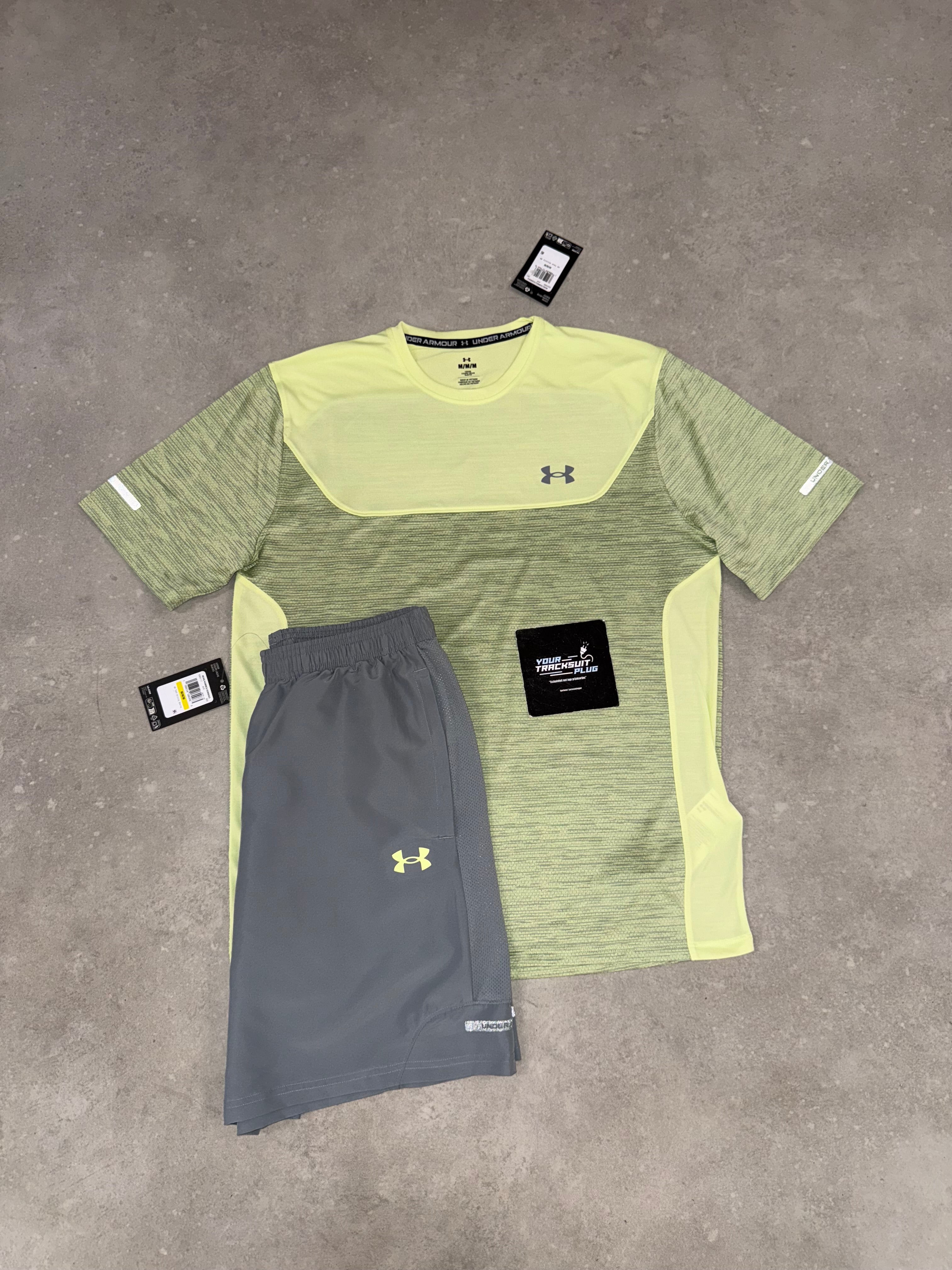 UNDER ARMOUR GREY & YELLOW // SUMMER SET