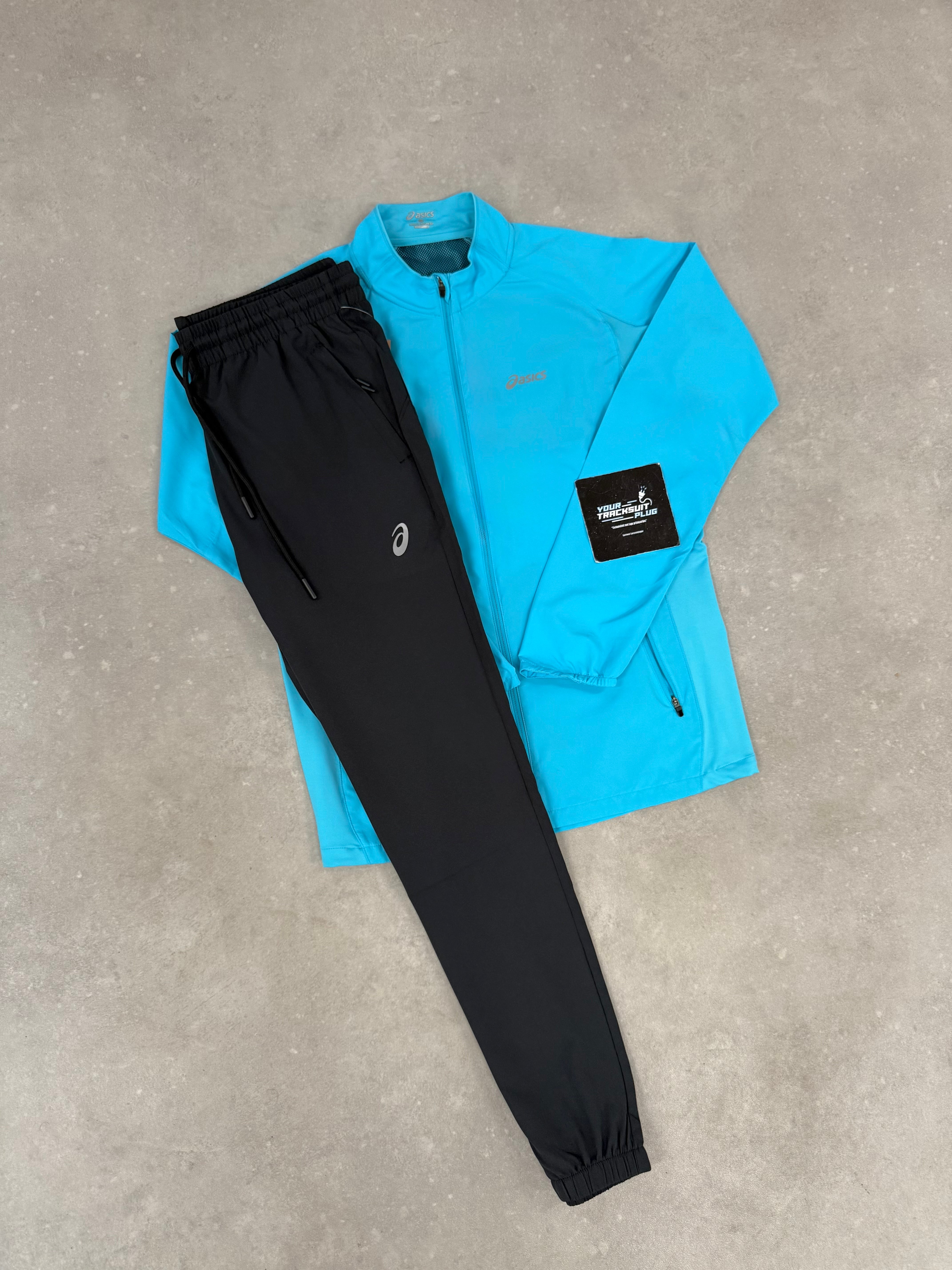ASICS BABY BLUE & GREY TRACKSUIT // VERY EXCLUSIVE