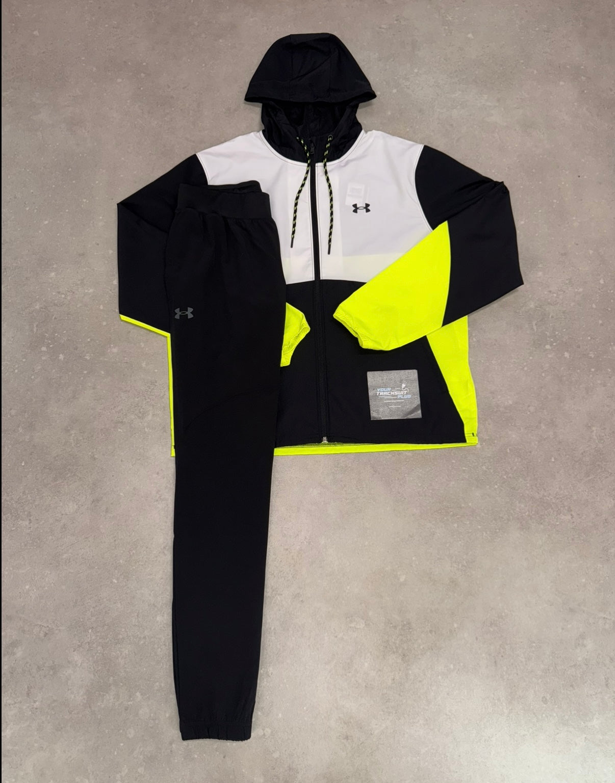 UNDER ADMOUR TRACKSUIT // BLACK & YELLOW