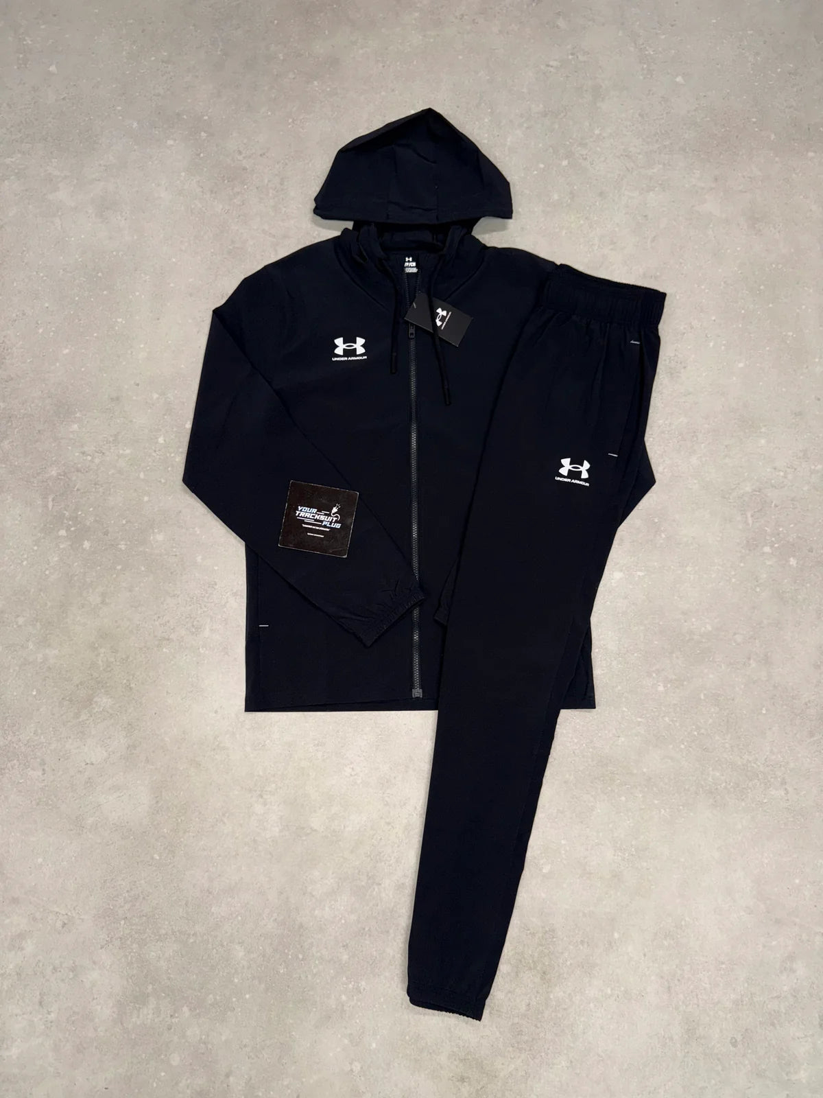 UNDER ARMOUR TRACKSUIT BLACK