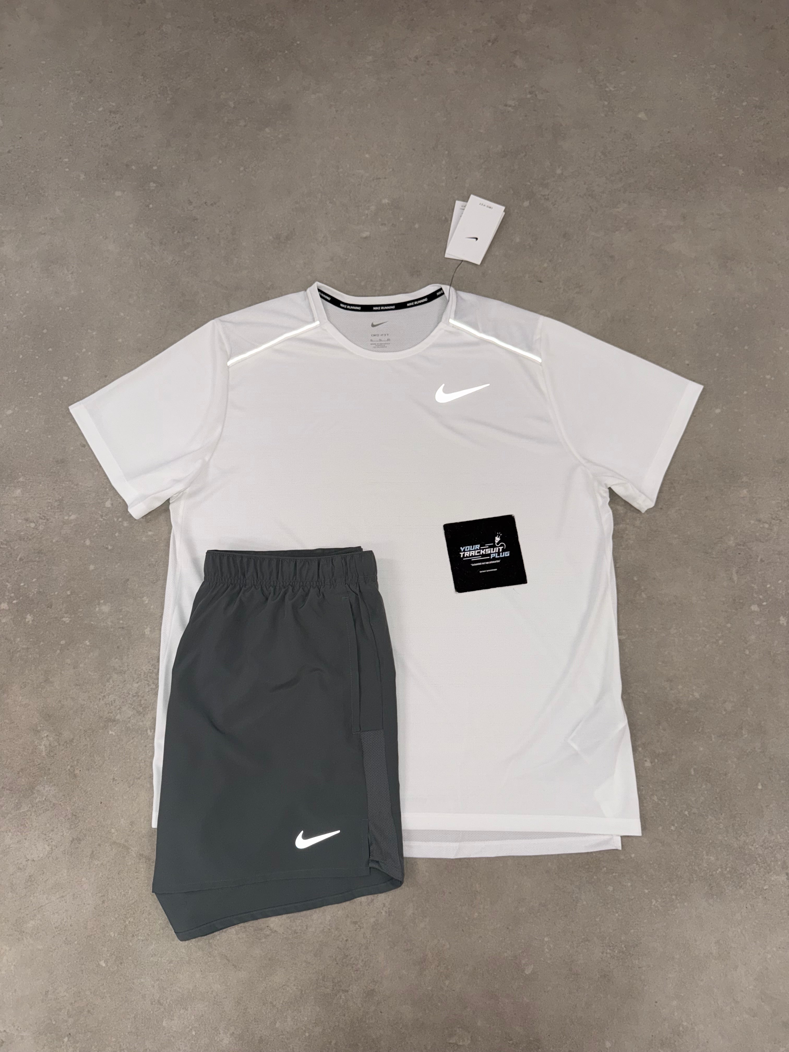 NIKE MILER WHITE & GREY // SUMMER SET