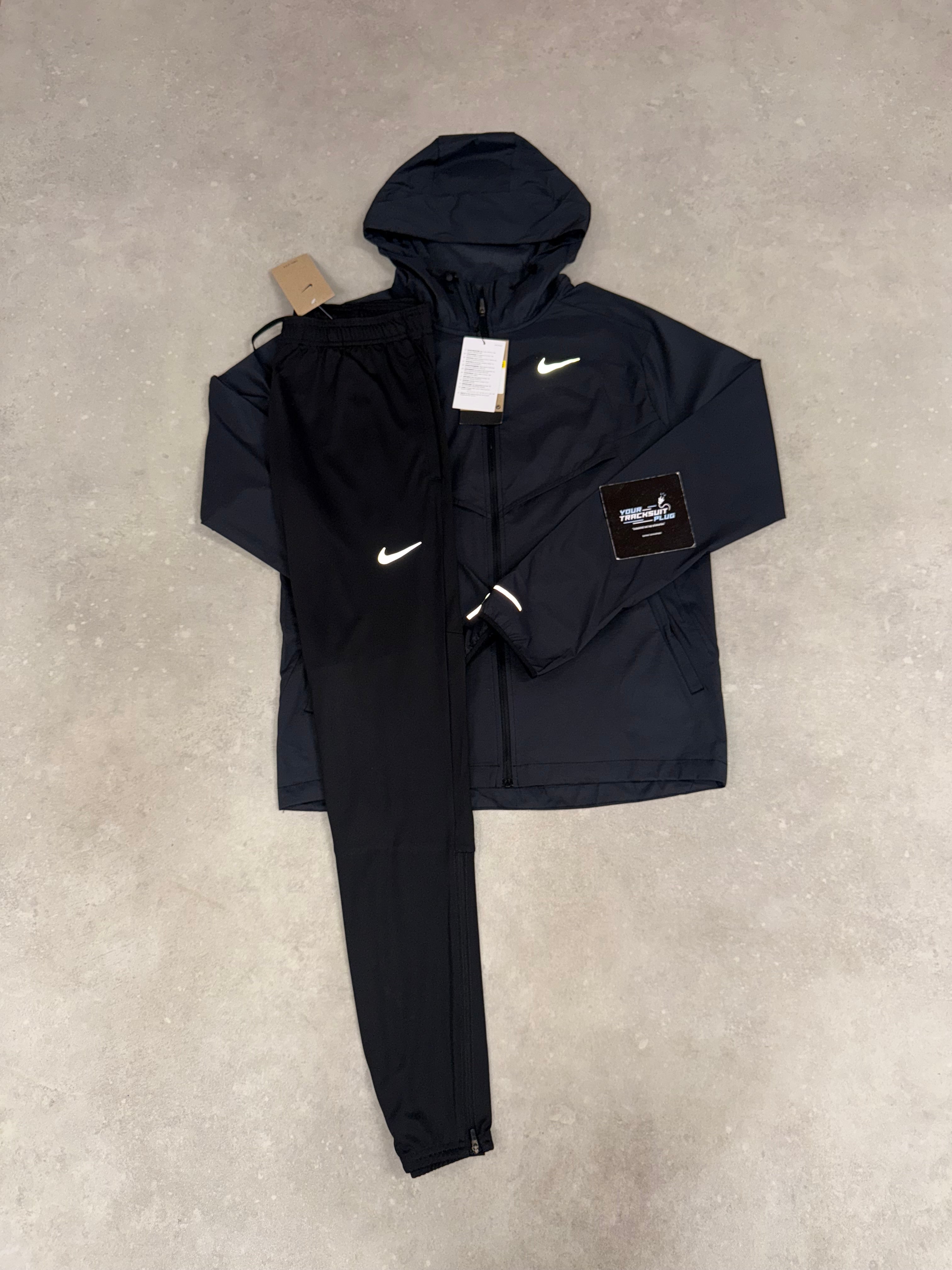 NIKE MILER TRACKSUIT BLACK ON BLACK