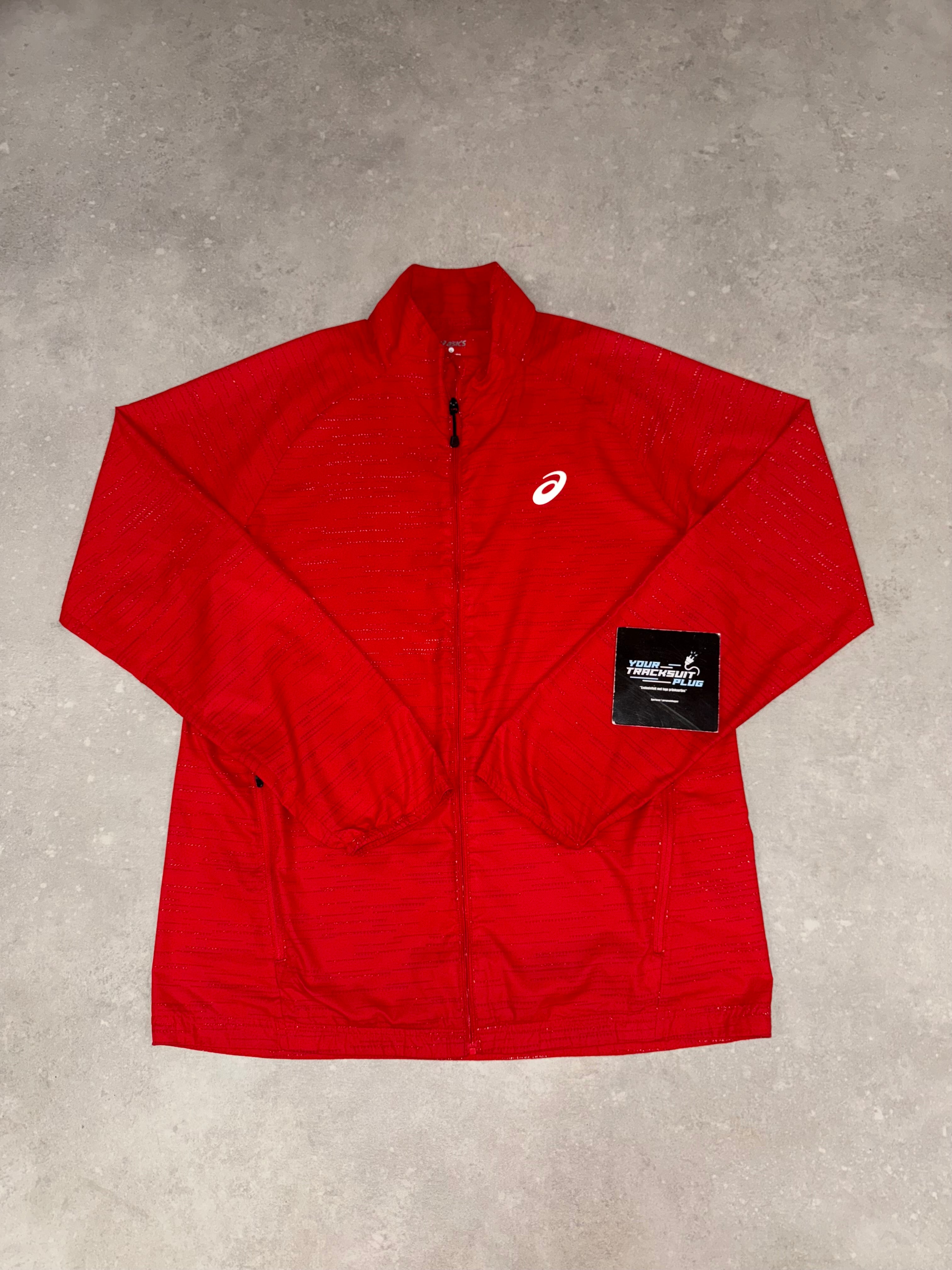 ASICS TRACKSUIT RED & GREY // EXCLUSIVE