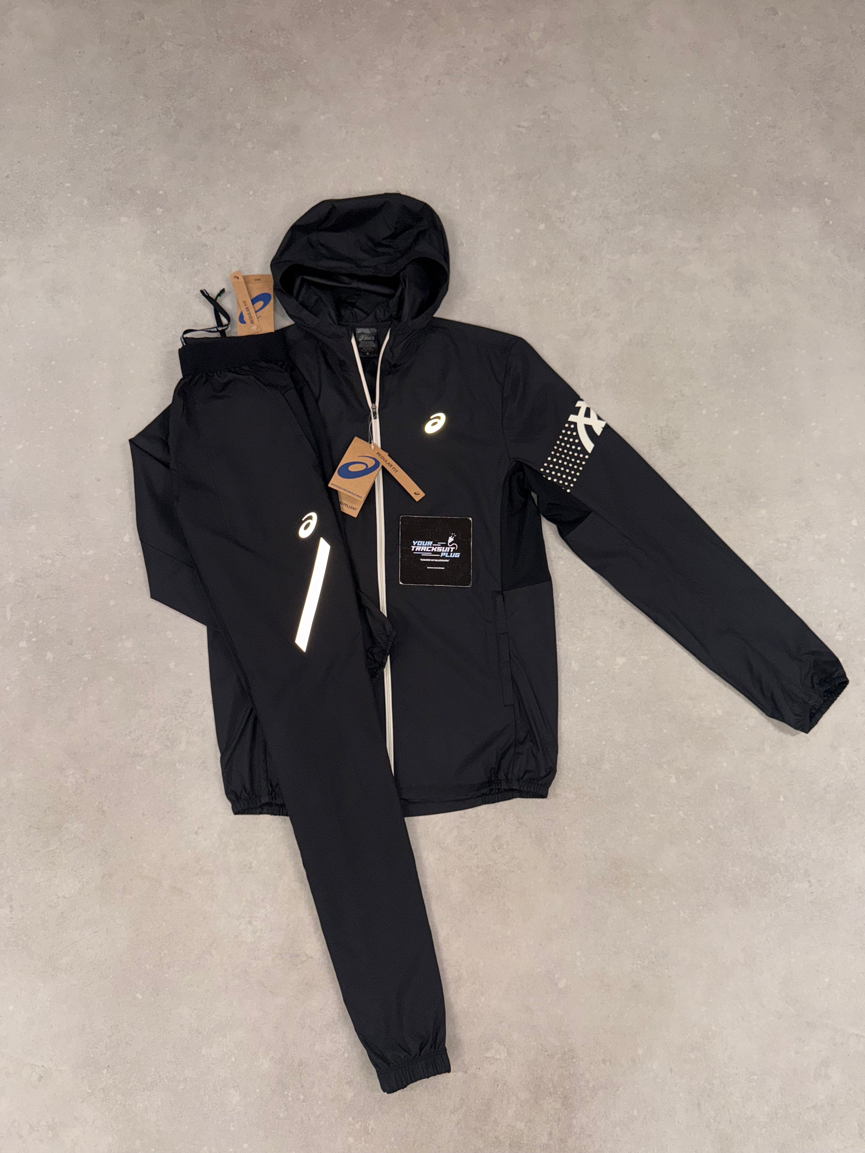 ASICS LITE SHOW TRACKSUIT BLACK