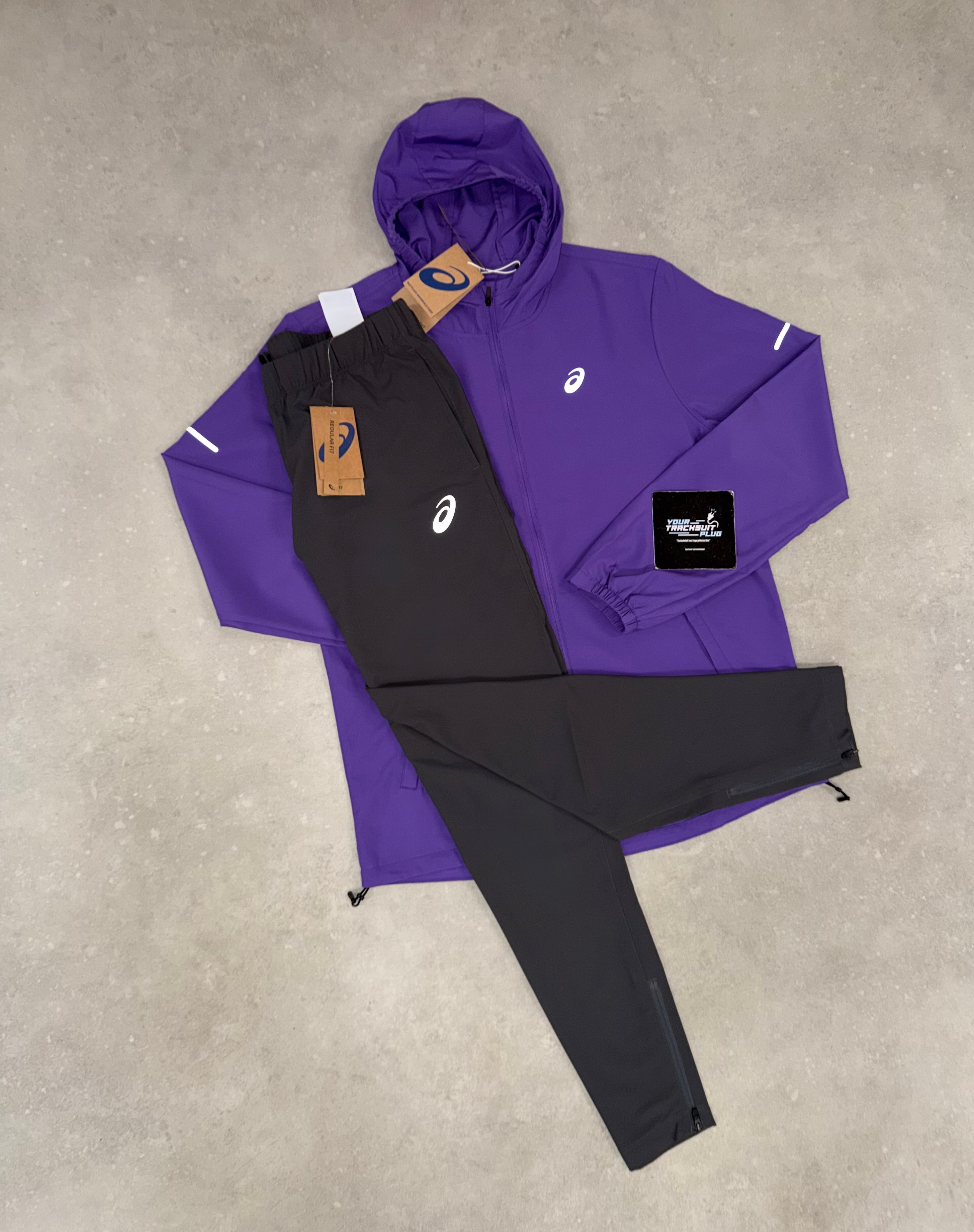 ASICS PURPLE & GREY TRACKSUIT // LIMITED EDITION